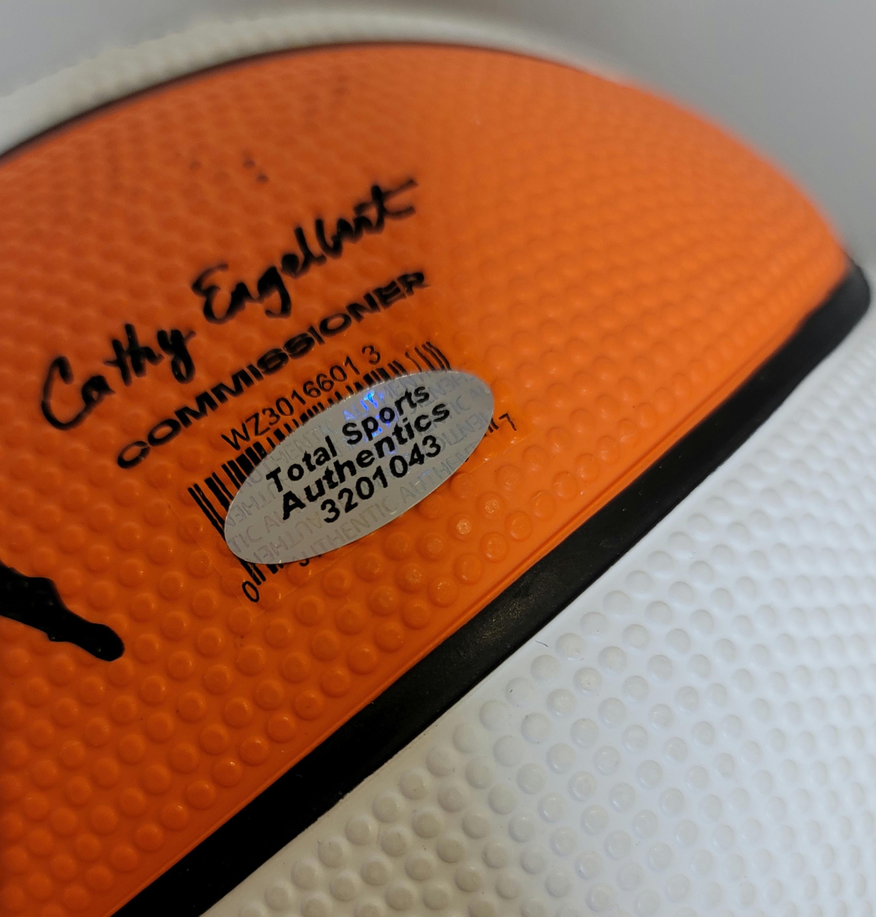 Caitlin Clark Signed Autographed WNBA Wilson Mini Basketball Indiana Fever w/ LOA