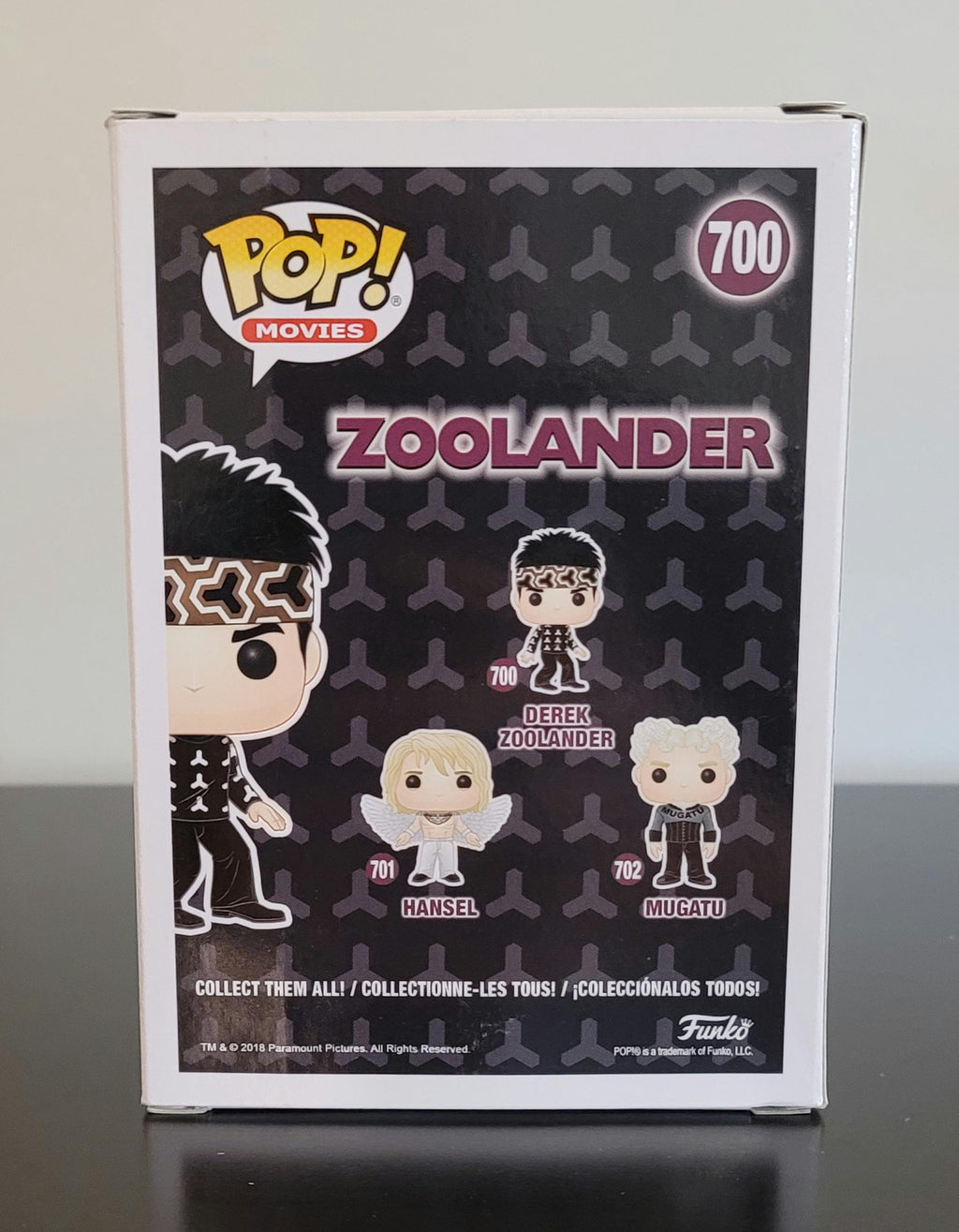 Ben Stiller Autographed Signed Funko Pop Derek Zoolander with Hologram COA