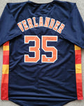 Justin Verlander Signed Autographed Houston Astros Custom Jersey with w/ COA