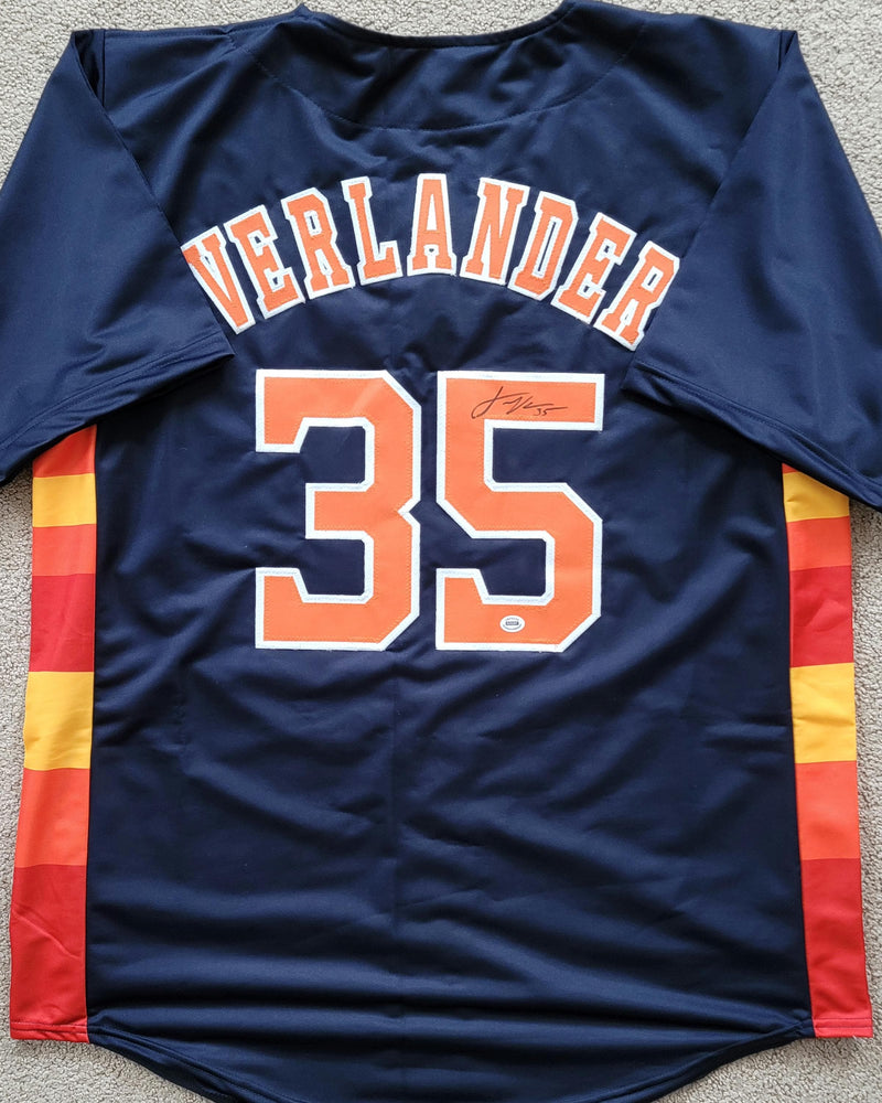 Justin Verlander Signed Autographed Houston Astros Custom Jersey with w/ COA