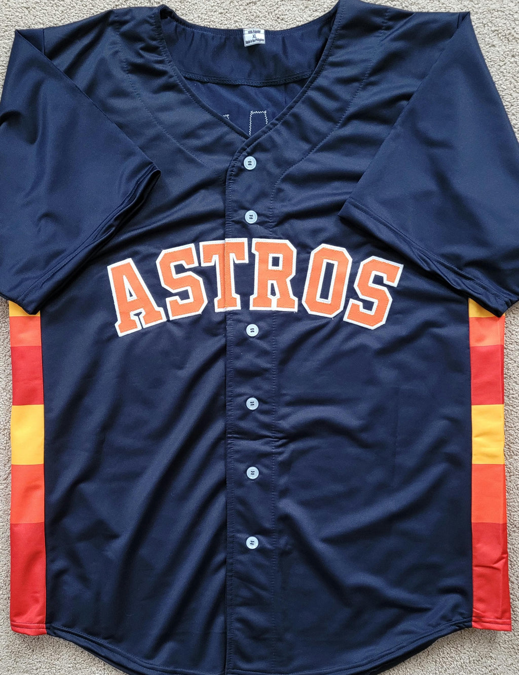 Justin Verlander Signed Autographed Houston Astros Custom Jersey with w/ COA