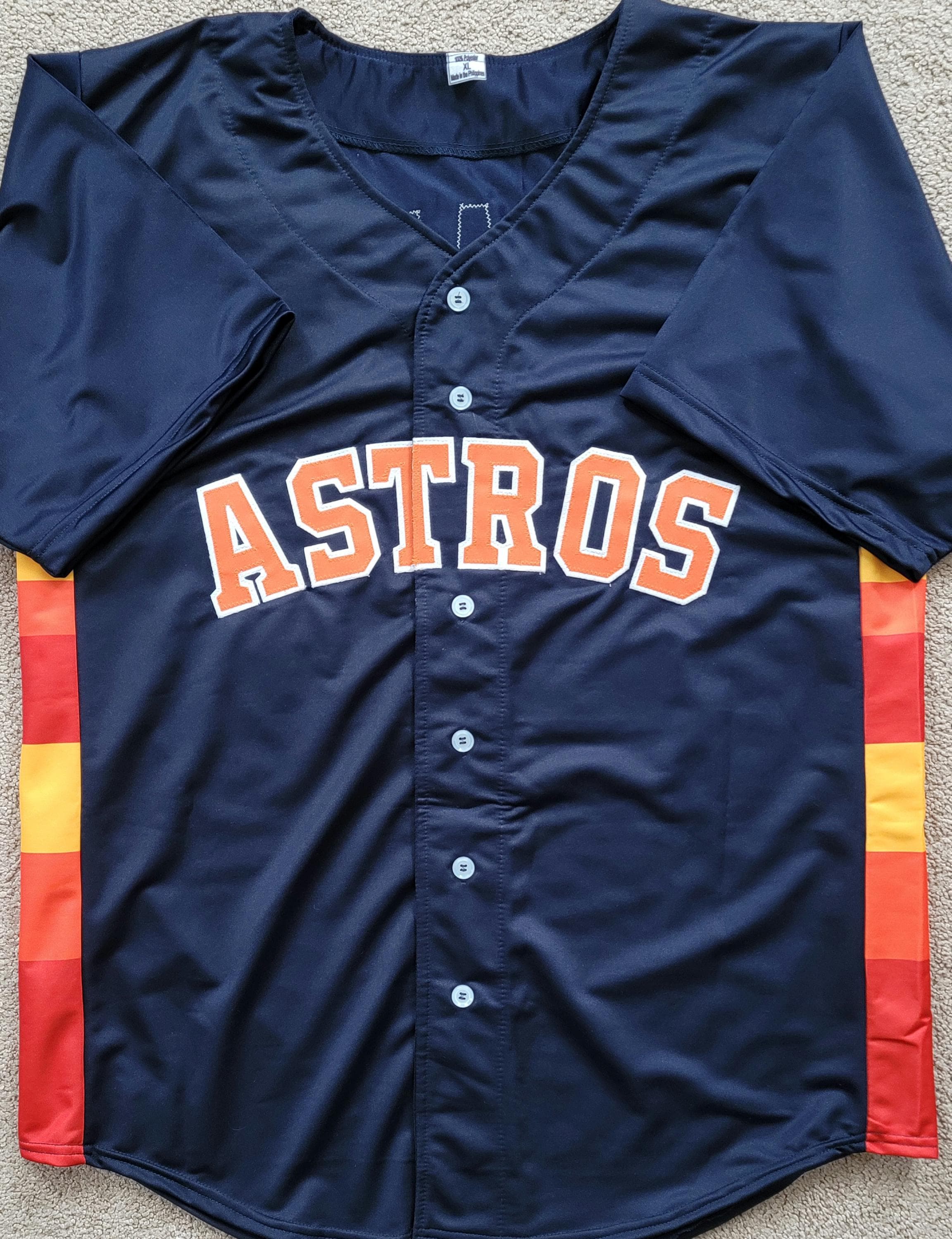 Justin Verlander Signed Autographed Houston Astros Custom Jersey with w/ COA