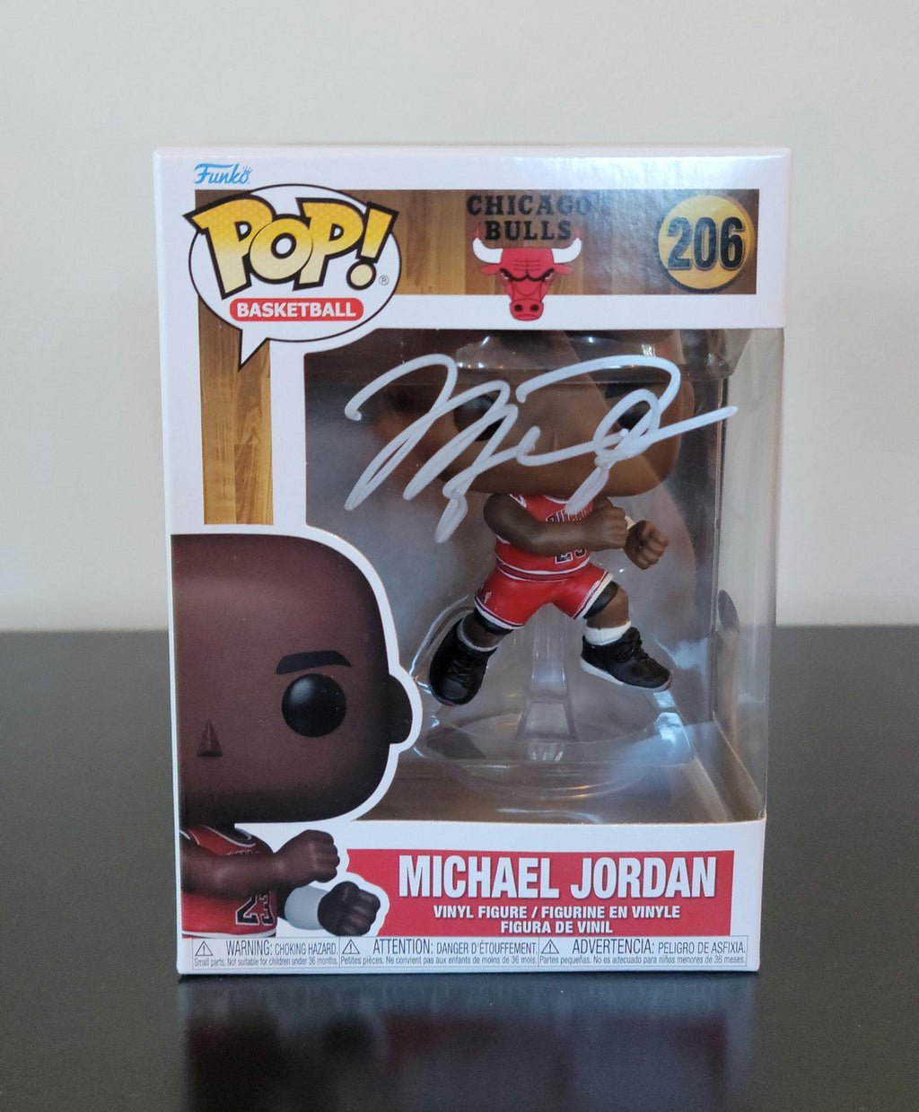 Michael Jordan Signed Autographed Funko Chicago Bulls NBA Hologram w/COA