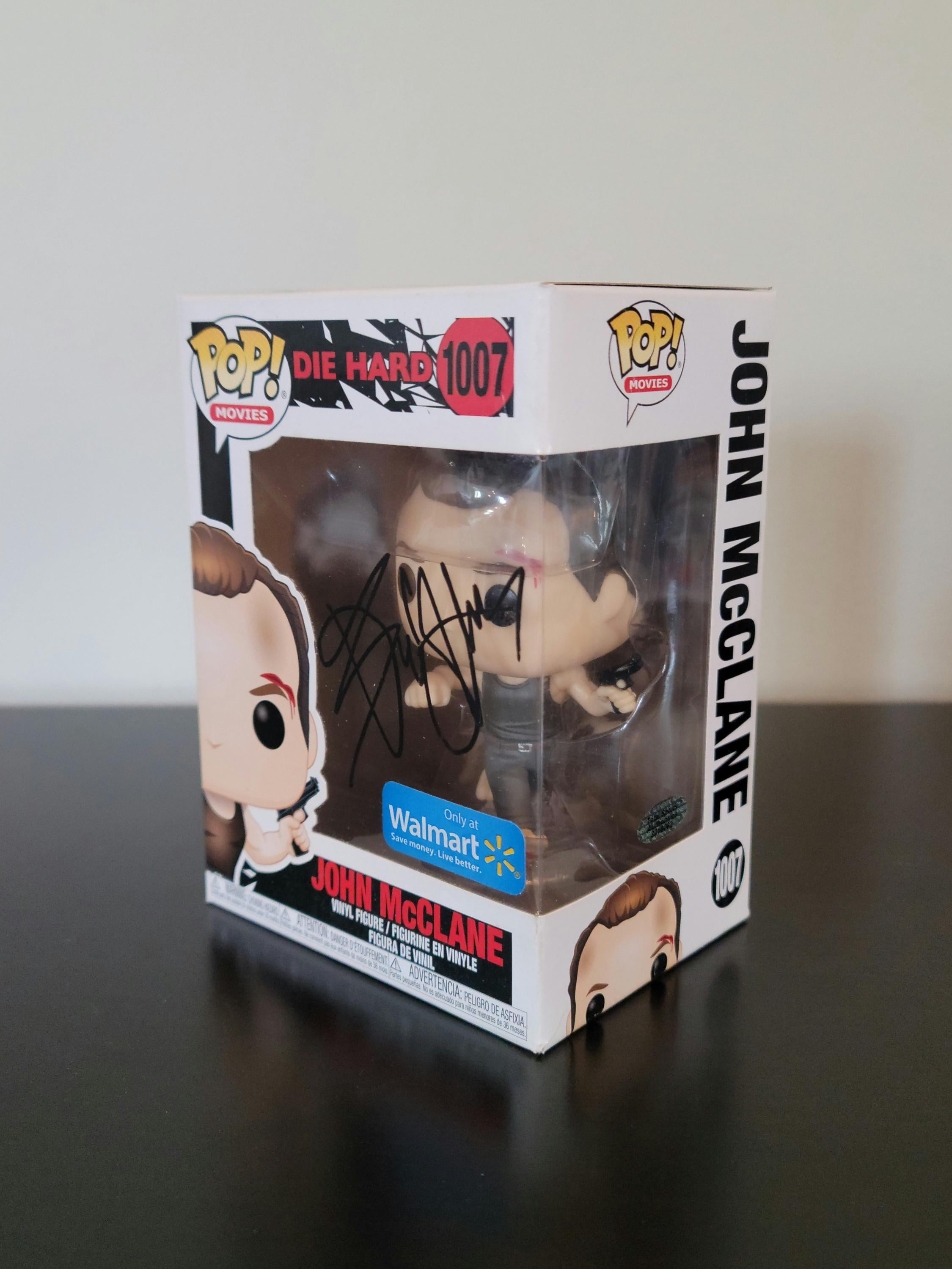 Bruce Willis Signed Autographed Die Hard John McClane Funko Pop Authenticated