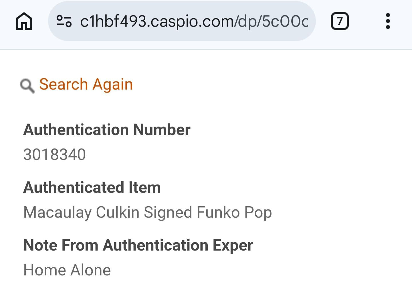 Signed Home Alone Funko Pop Set: Macaulay Culkin Autograph, COA