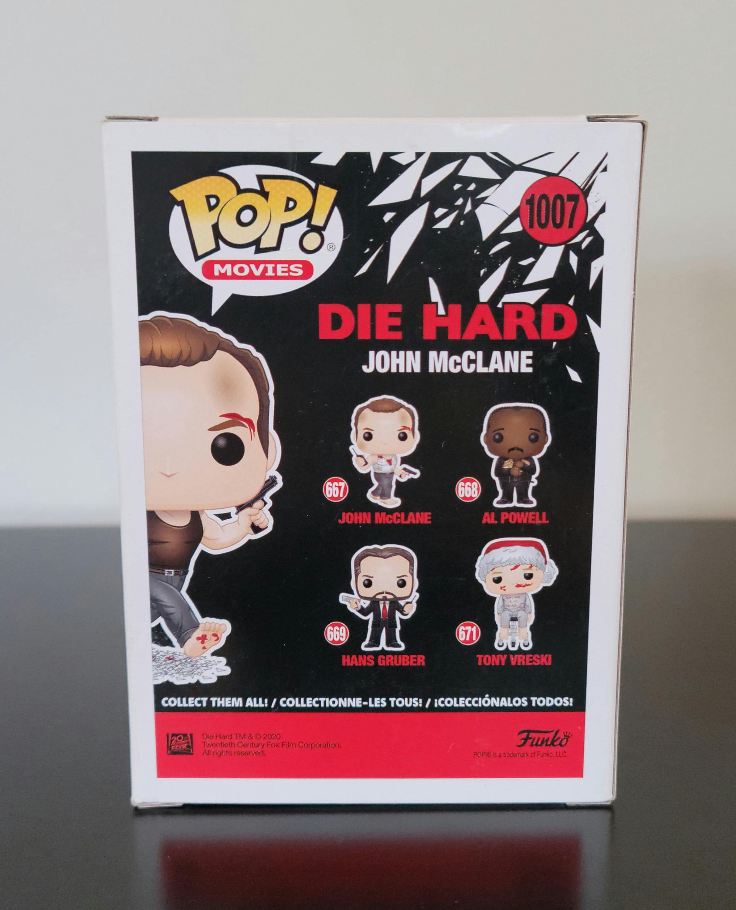Bruce Willis Signed Autographed Die Hard John McClane Funko Pop Authenticated