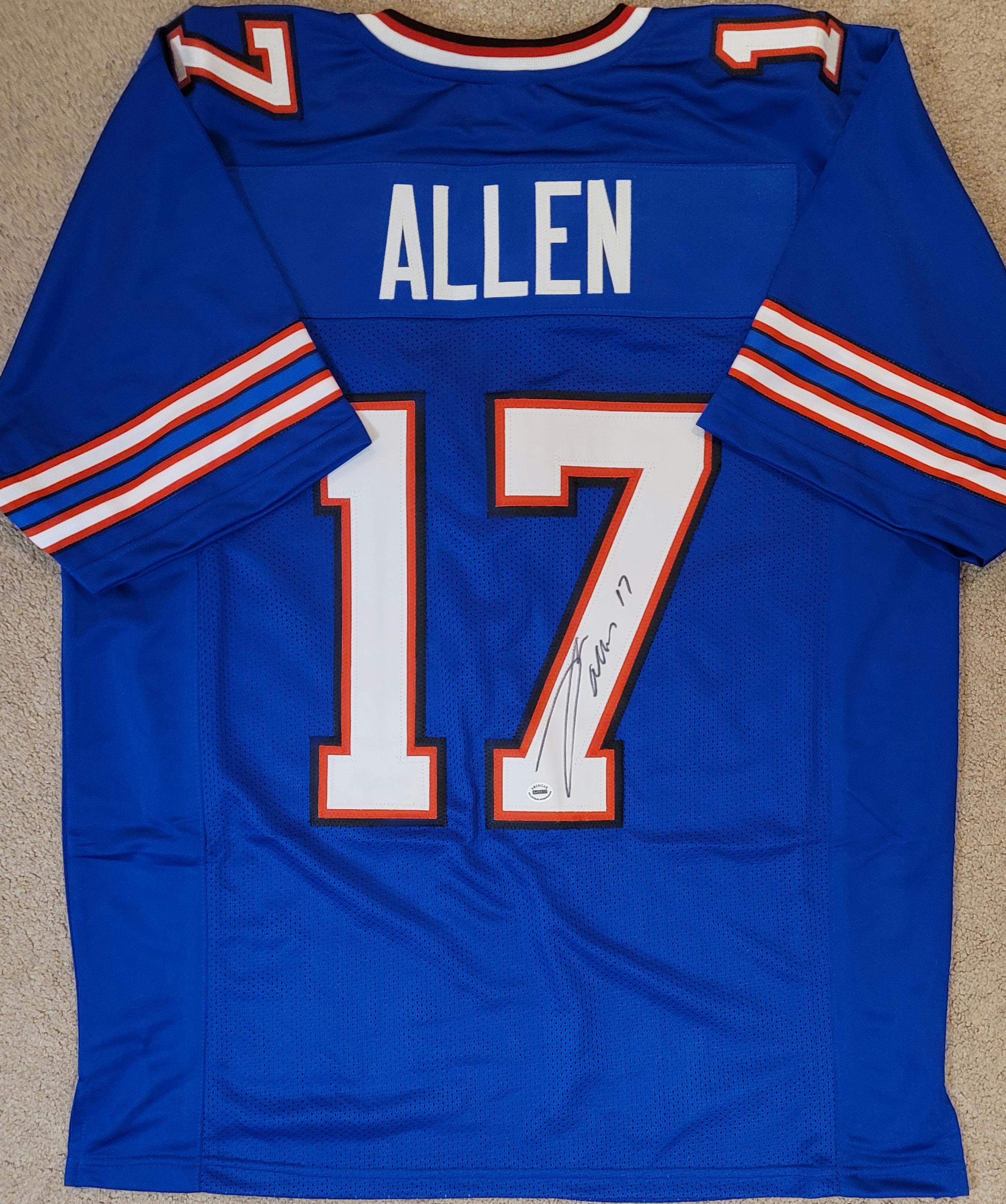 Josh Allen Signed Autographed Buffalo Bills Custom Jersey w/ COA