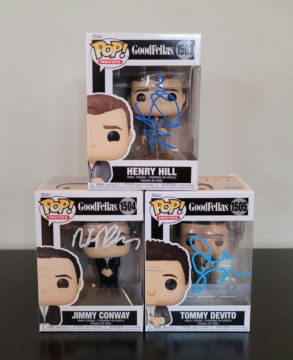 Goodfellas Signed Autographed Funko Pop Set Authenticated Robert De Niro