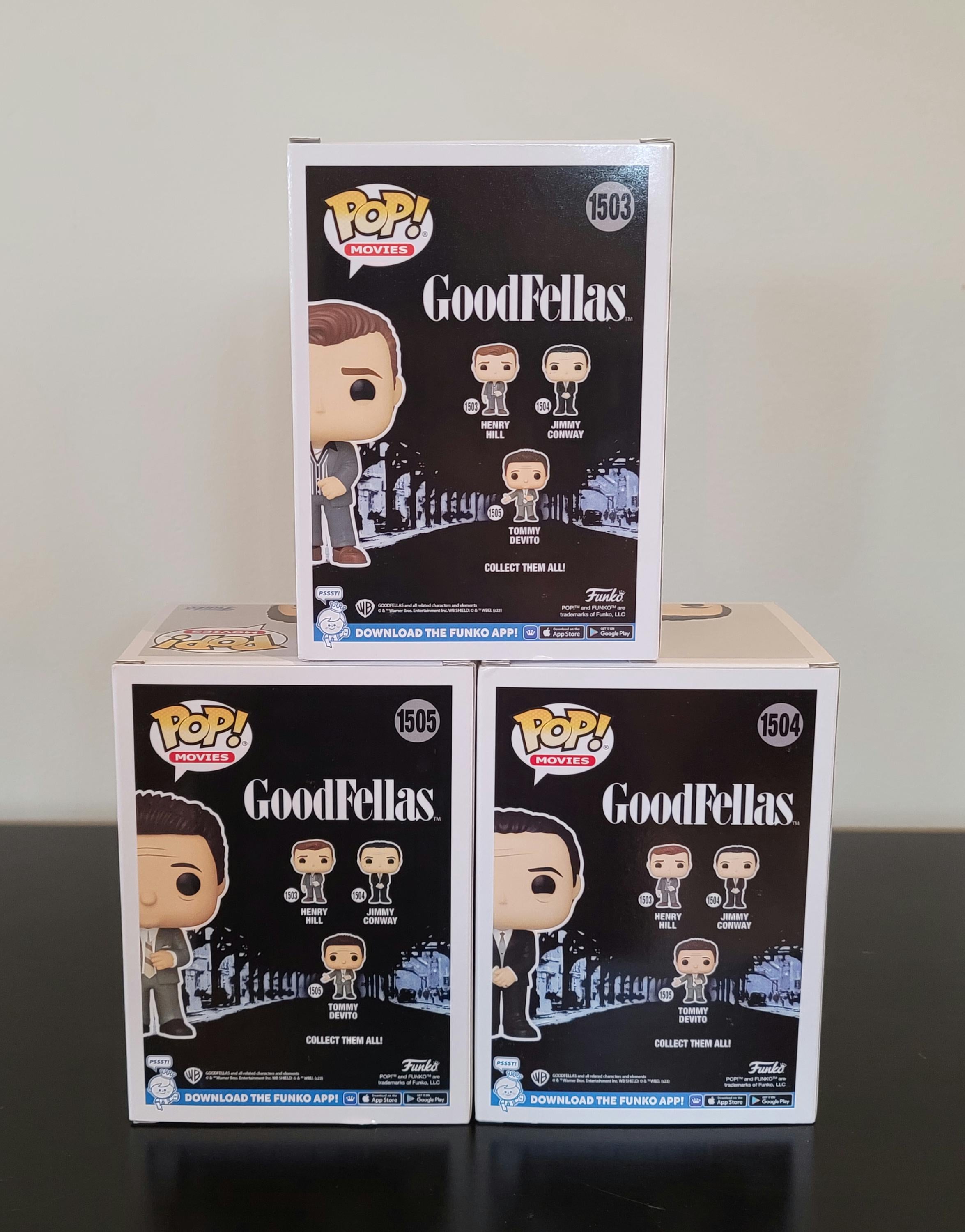 Goodfellas Signed Autographed Funko Pop Set Authenticated Robert De Niro