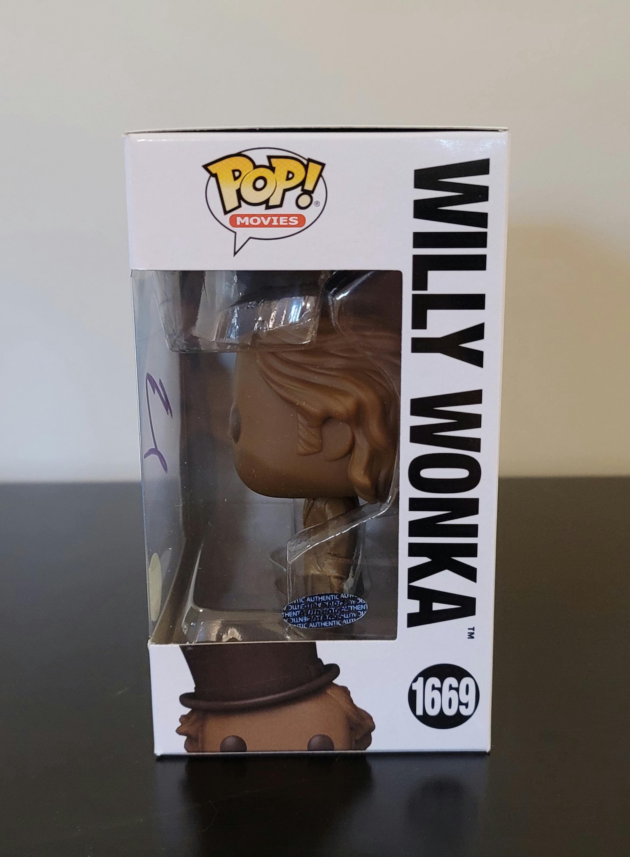 Timothee Chalamet Signed Autographed Willy Wonka Chocolate Factory Funko Pop Authenticated
