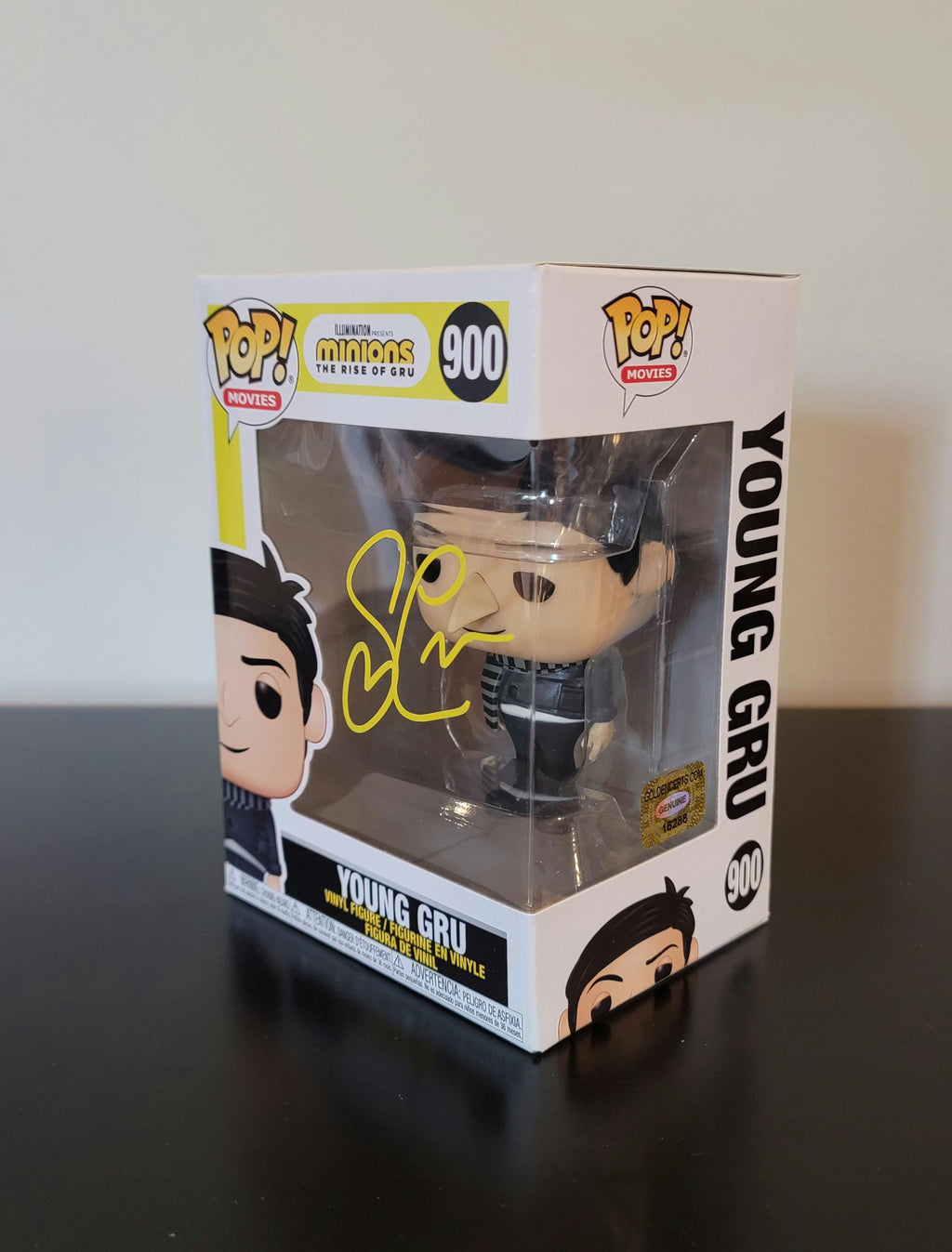 Steve Carell Signed Autographed Gru Minions Movie Funko Pop Authenticated
