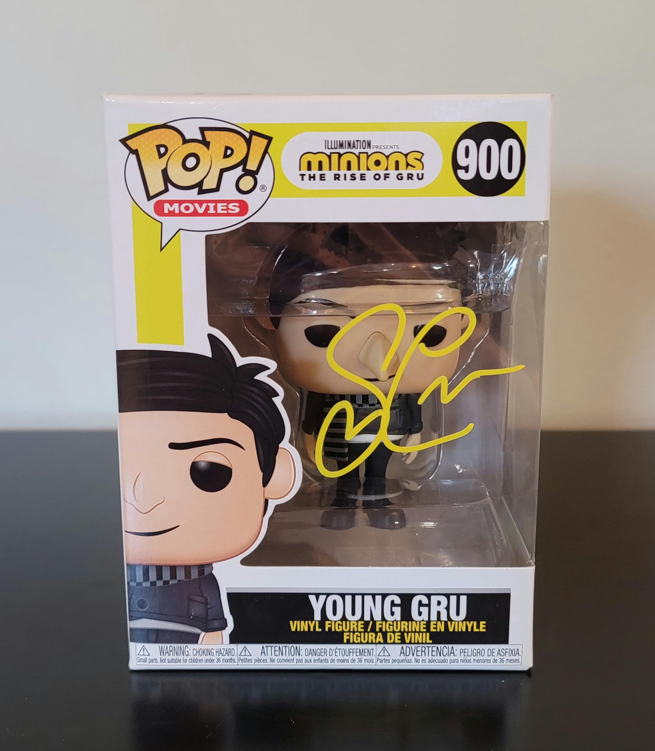 Steve Carell Signed Autographed Gru Minions Movie Funko Pop Authenticated