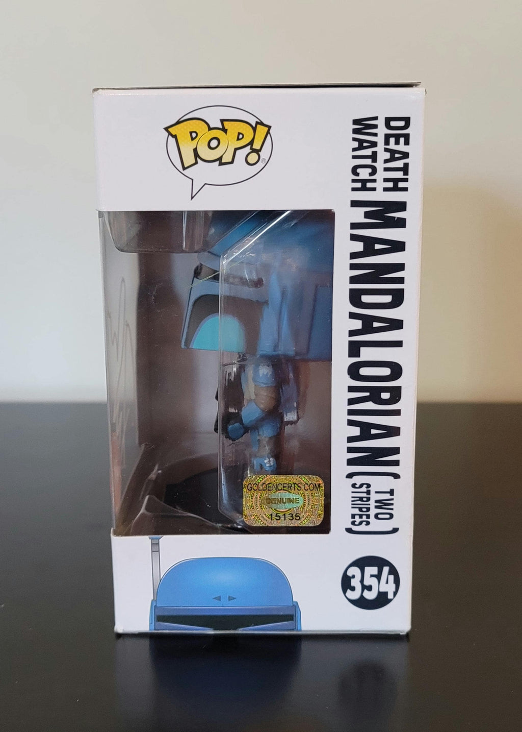 Pedro Pascal Signed Autographed Death Watch Mandalorian Funko Pop Authenticated