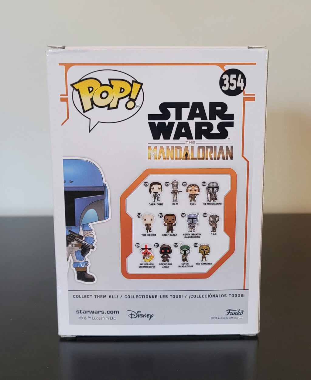 Pedro Pascal Signed Autographed Death Watch Mandalorian Funko Pop Authenticated