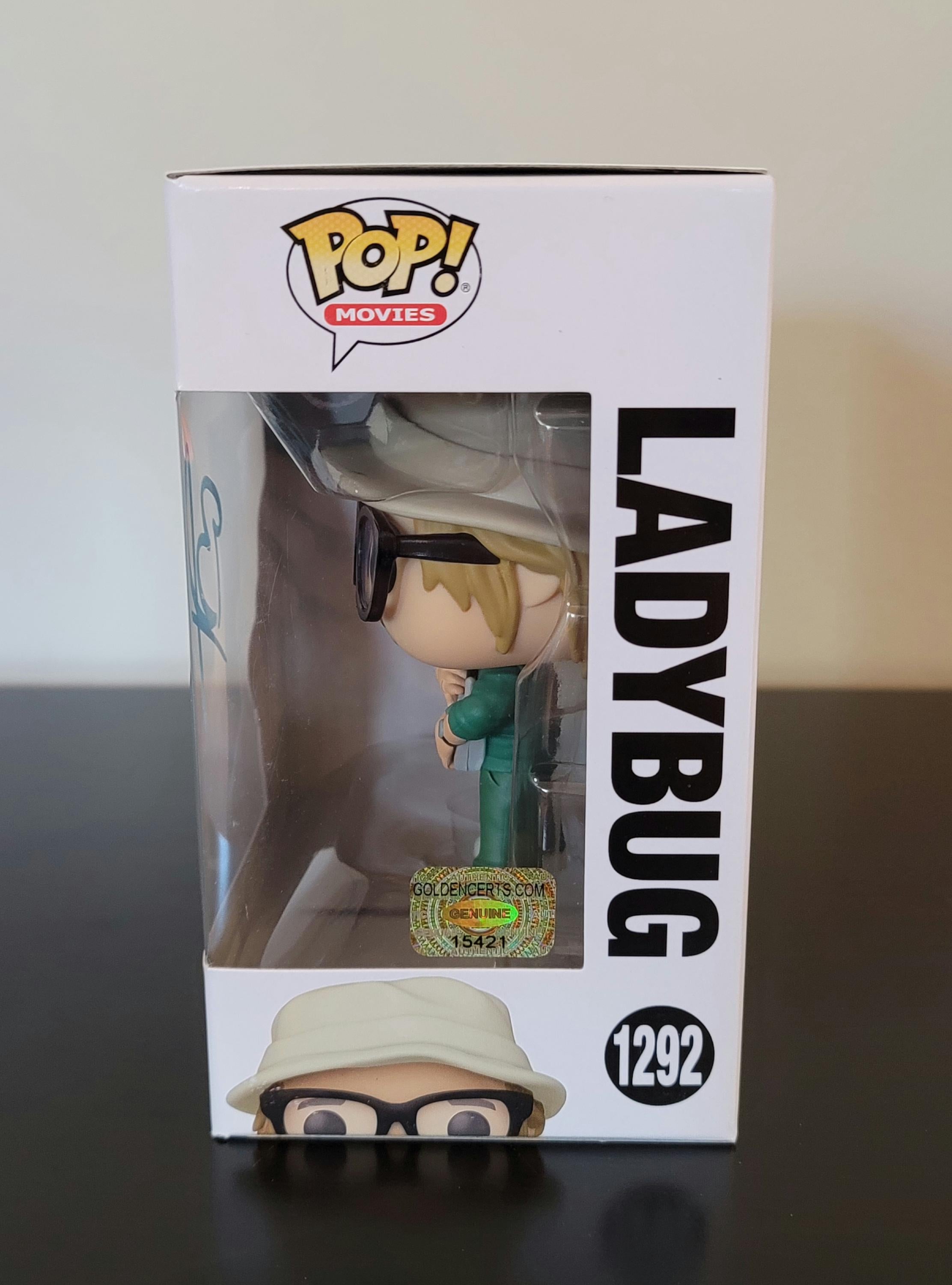 Brad Pitt Signed Autographed Funko Pop Ladybug Bullet Train with Holo COA