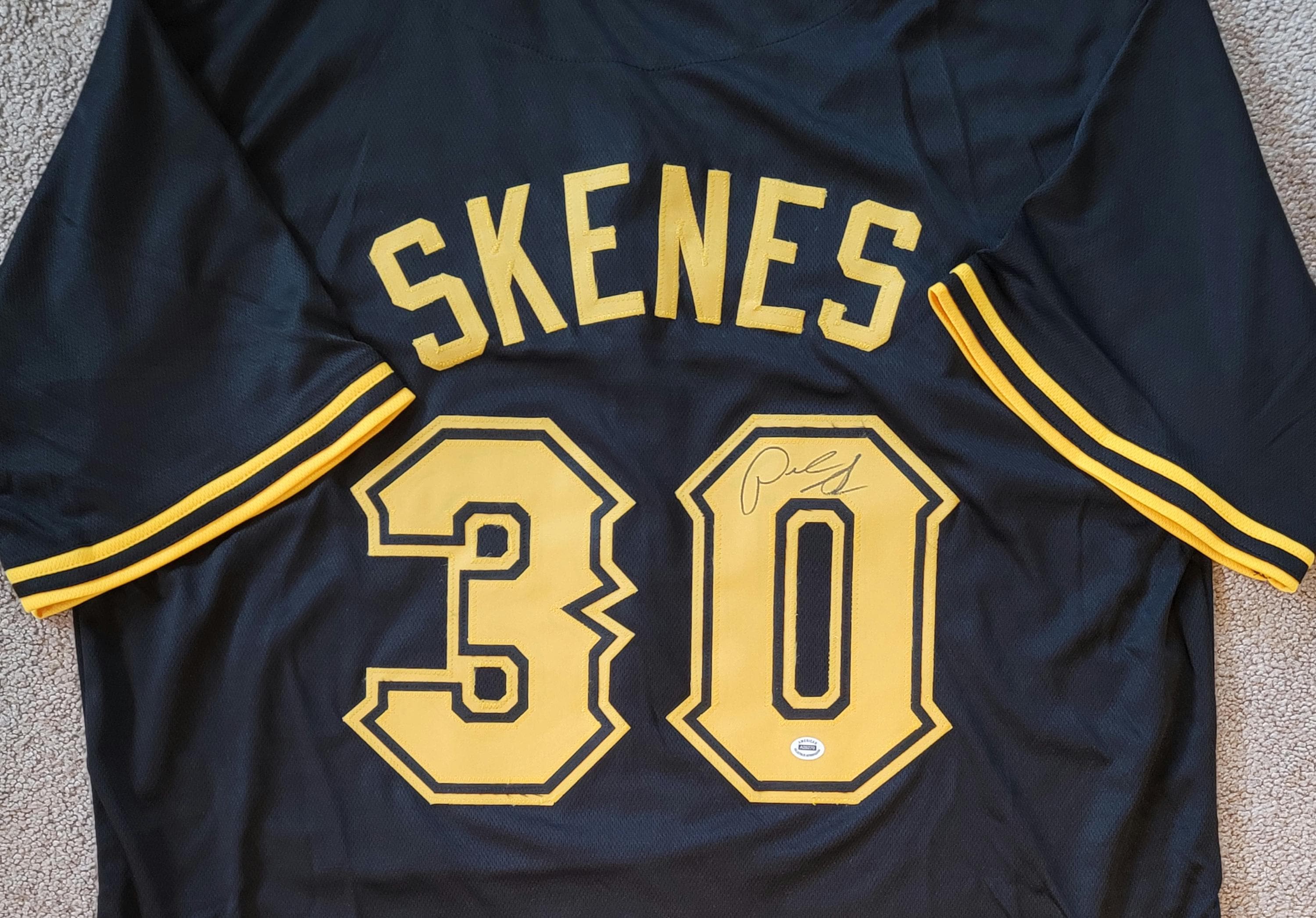 Paul Skenes Signed Autographed Pittsburgh Pirates Custom Jersey w/ COA