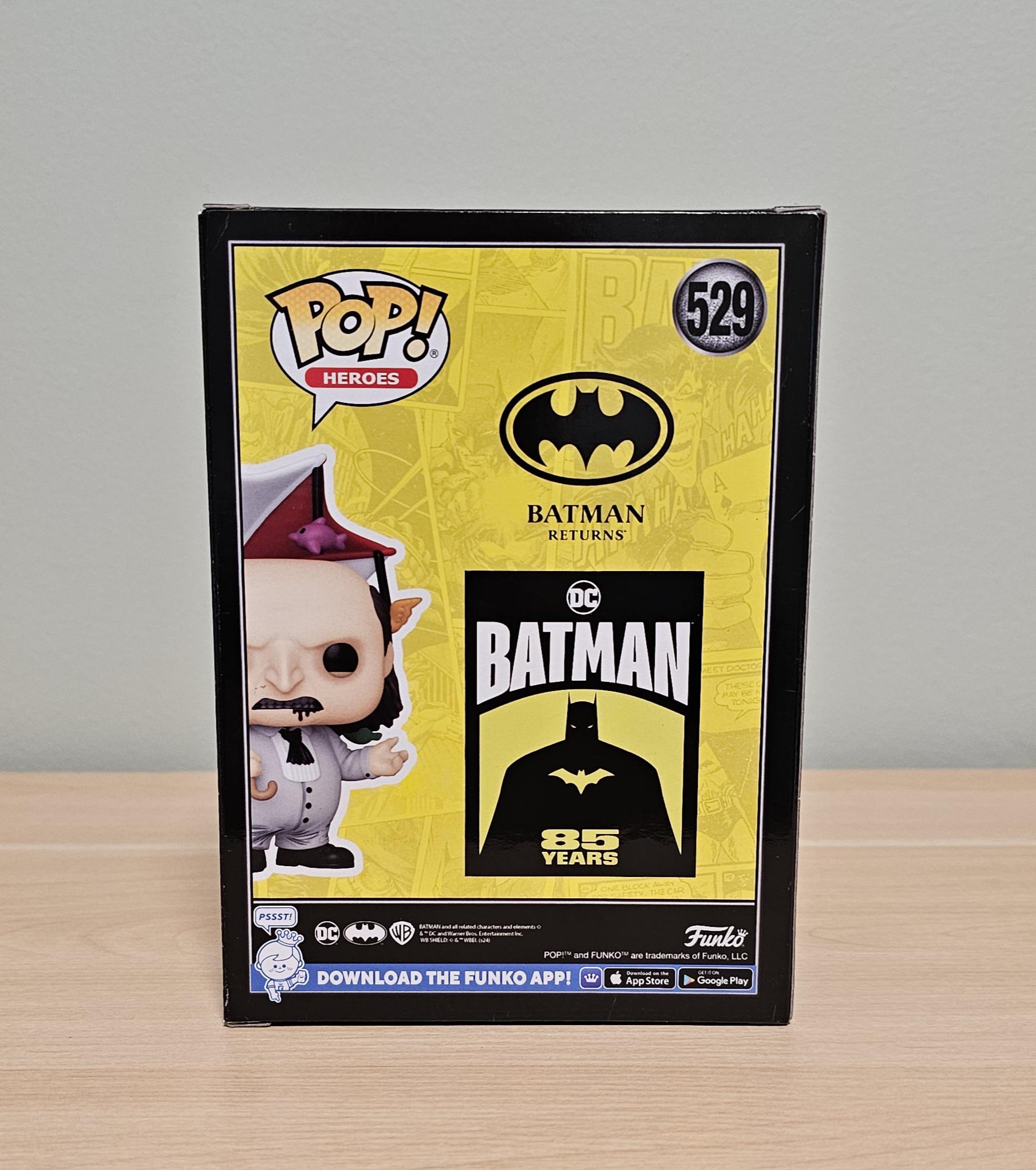 Danny DeVito Signed Autographed Batman The Penguin Funko Pop with COA