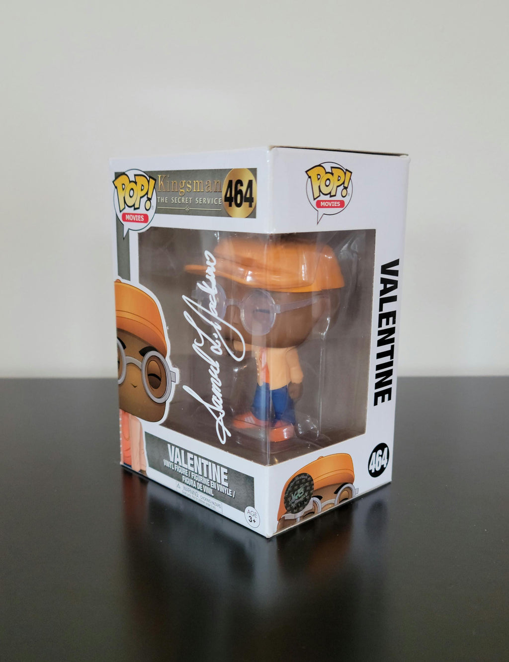 Samuel L Jackson Signed Autographed Funko Pop Valentine Kingsman with Holo COA