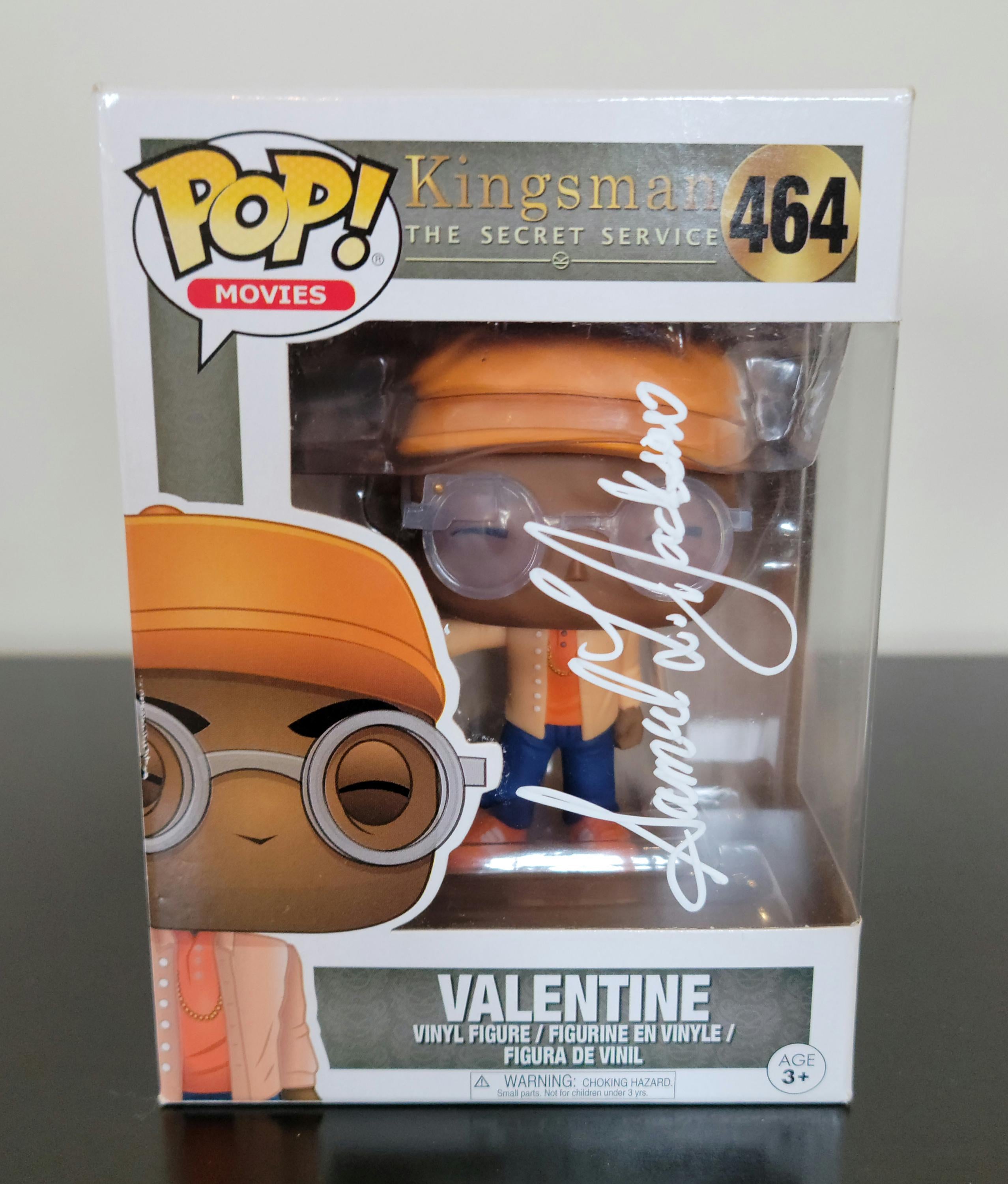 Samuel L Jackson Signed Autographed Funko Pop Valentine Kingsman with Holo COA