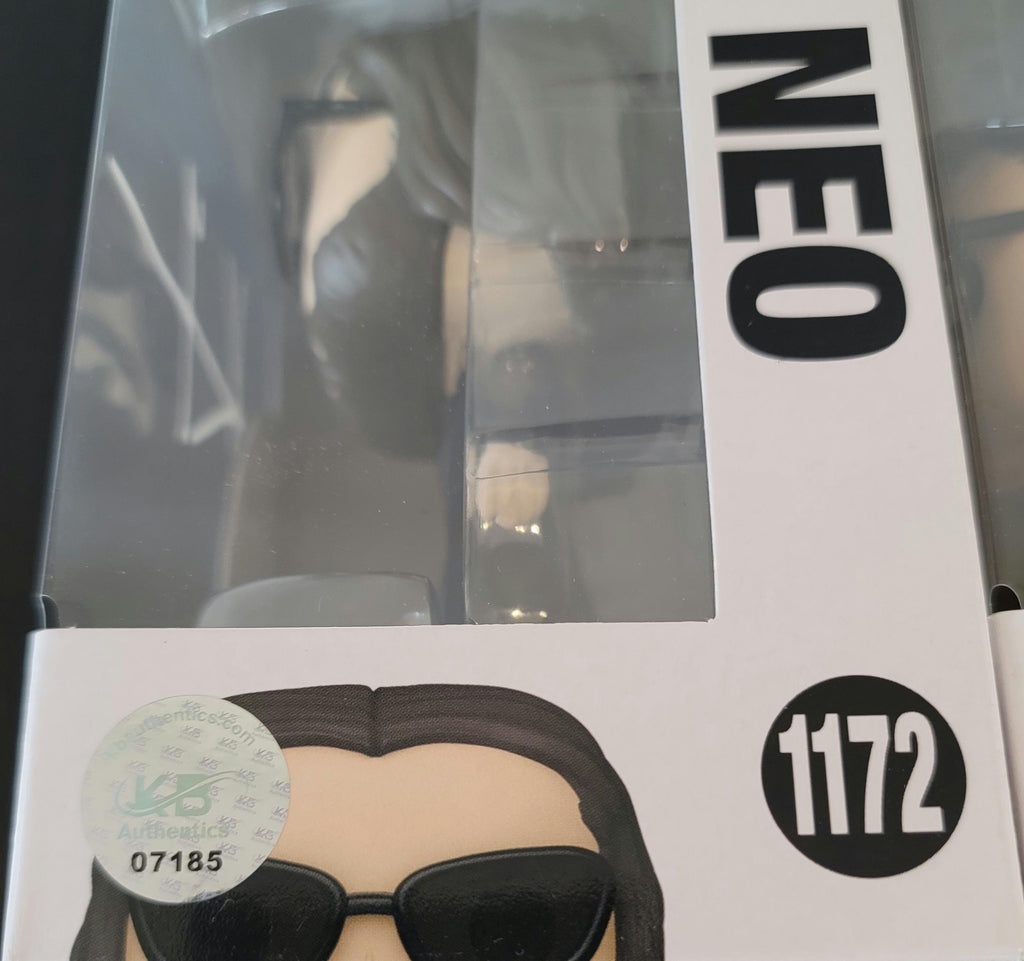 Keanu Reeves Signed Autographed Neo The Matrix Complete Set of Funko Pops w/ COA