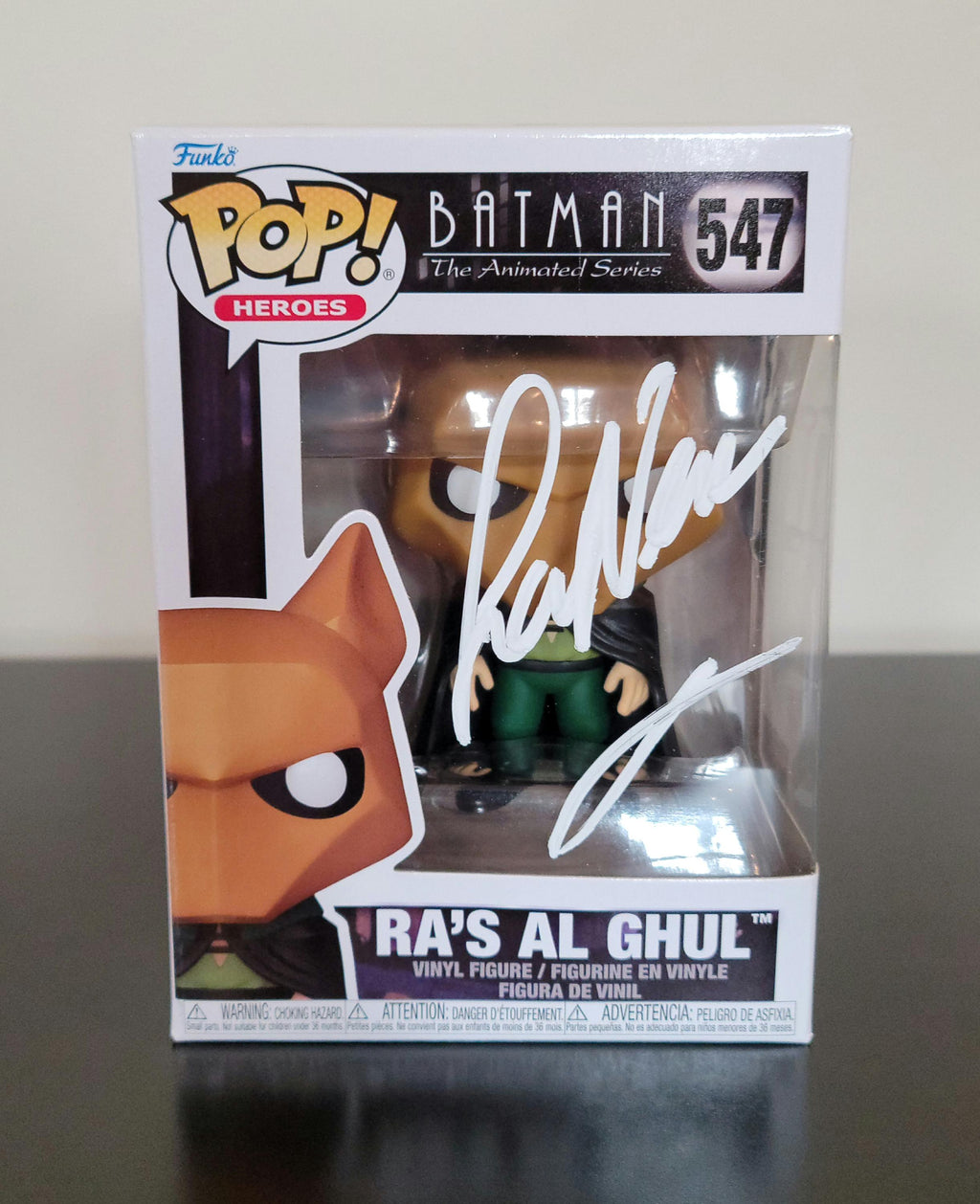 Liam Neeson Signed Autographed Funko Pop DC Comics Ra's al Ghul w/ Hologram COA