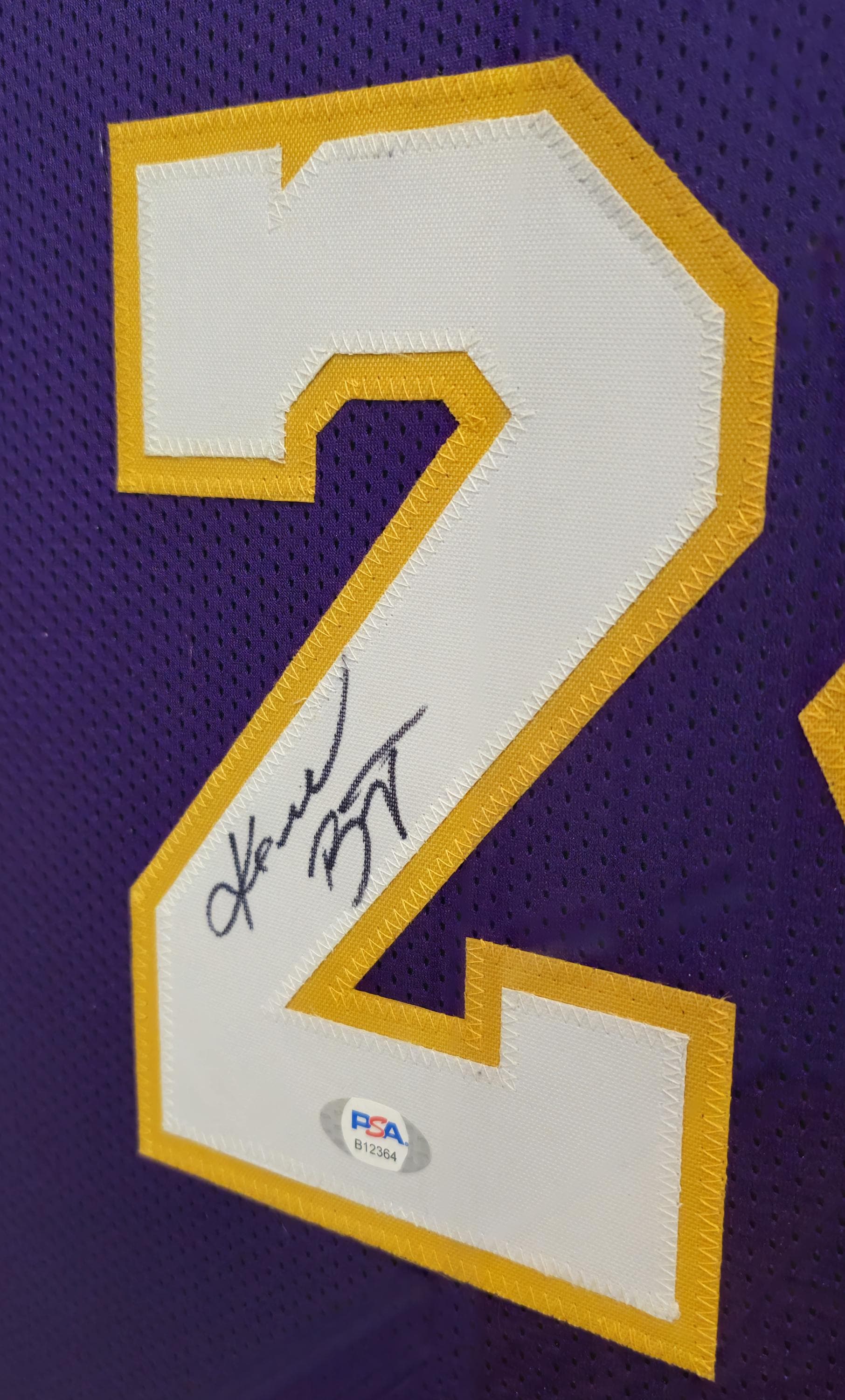 FRAMED! Kobe Bryant Signed Lakers Jersey PSA COA Autographed