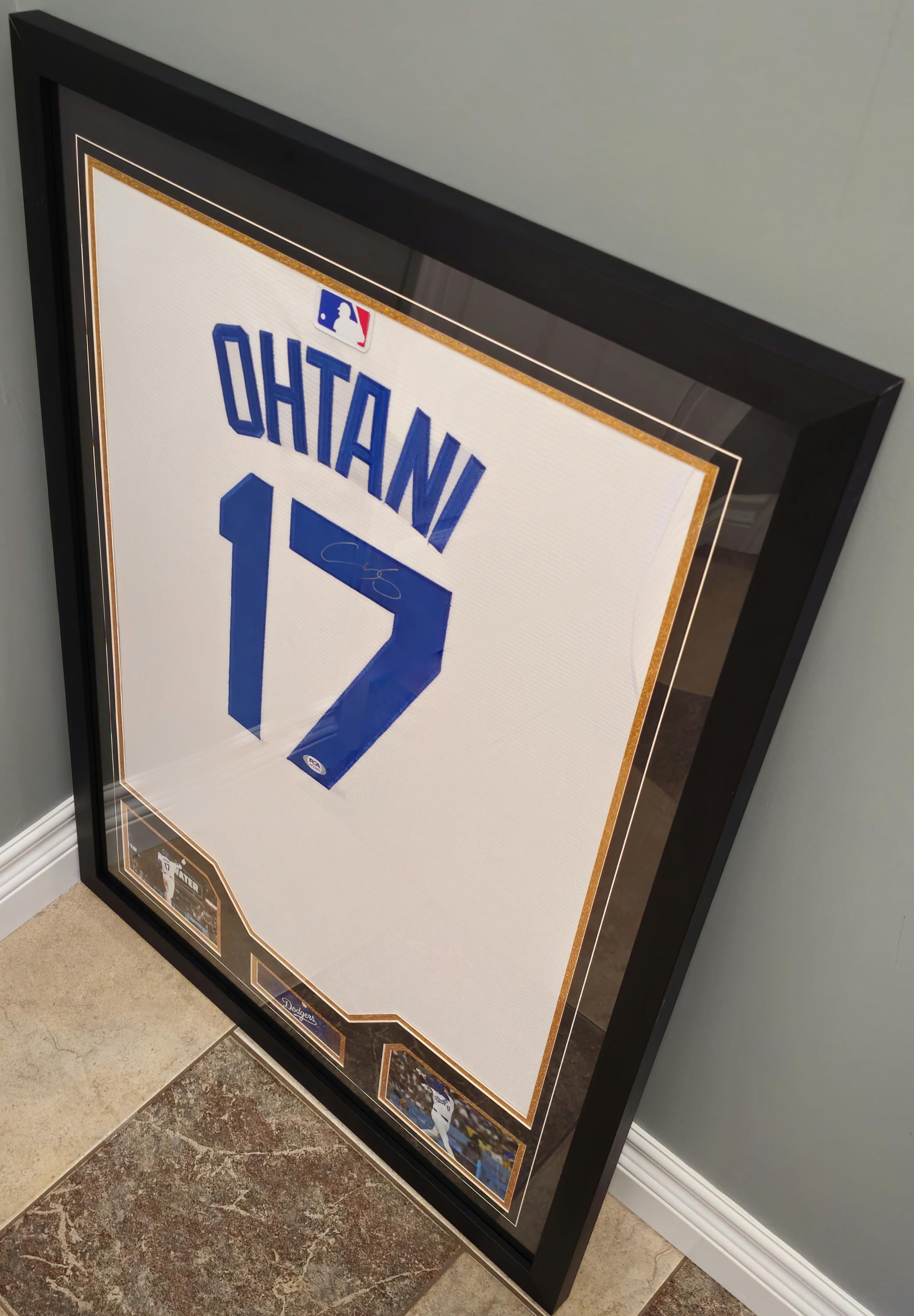 Framed! Shohei Ohtani Signed Los Angeles Dodgers Jersey PSA COA Autographed