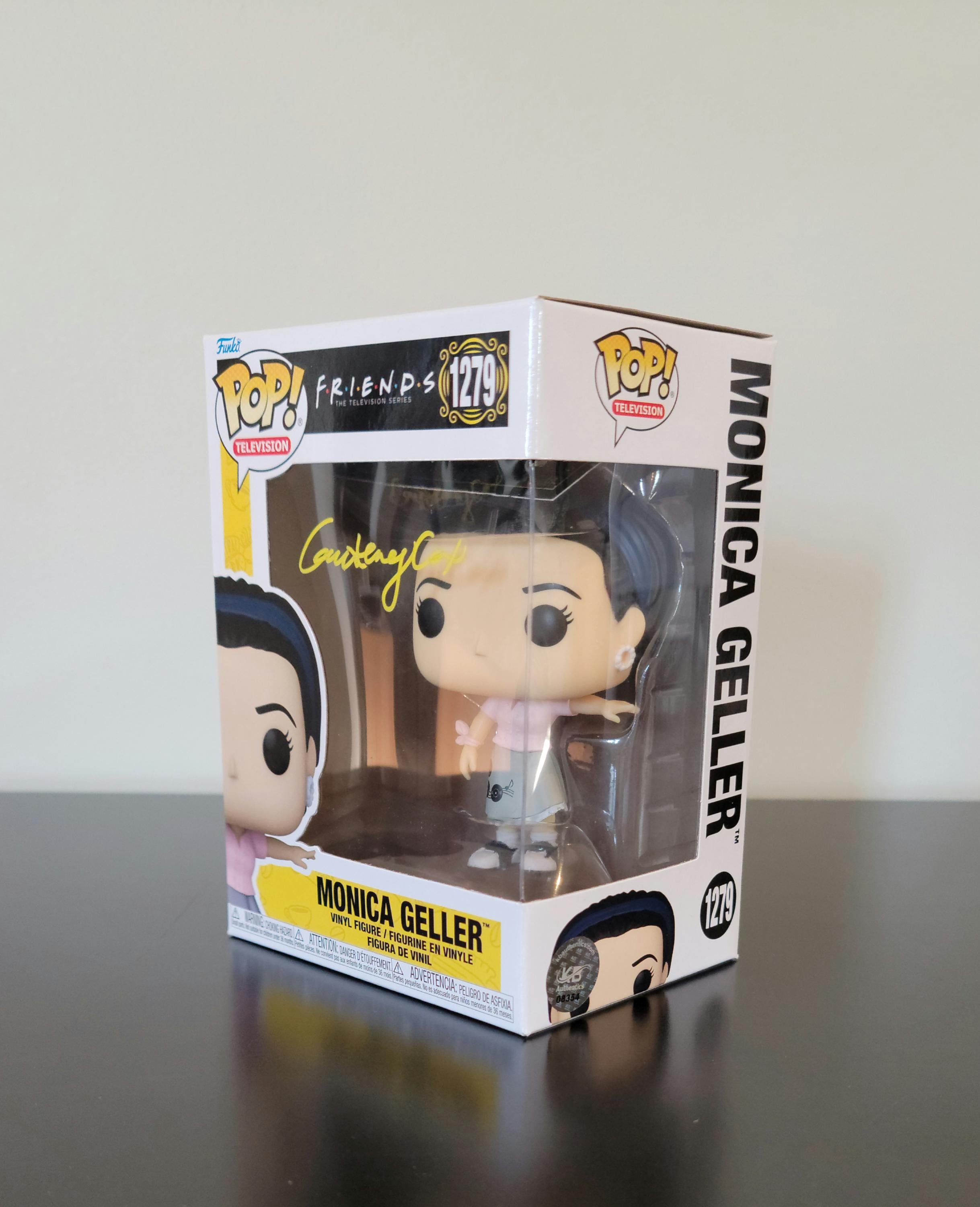 Courtney Cox Autographed Signed Funko Pop Friends Monica Geller w/ Hologram COA