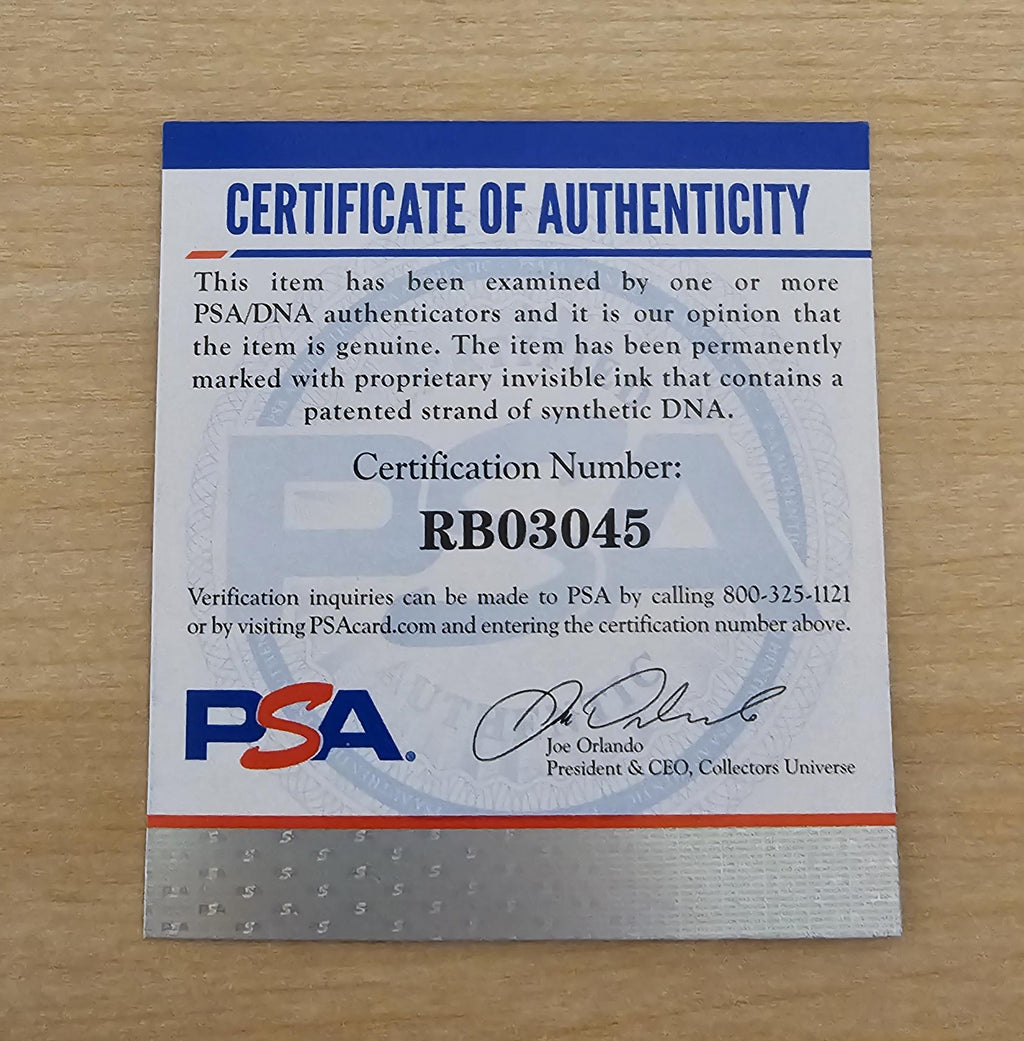 Shohei Ohtani Early Rookie Era Signed Baseball PSA Authenticated Early Career Autograph MLB Collectible Investment Grade Memorabilia