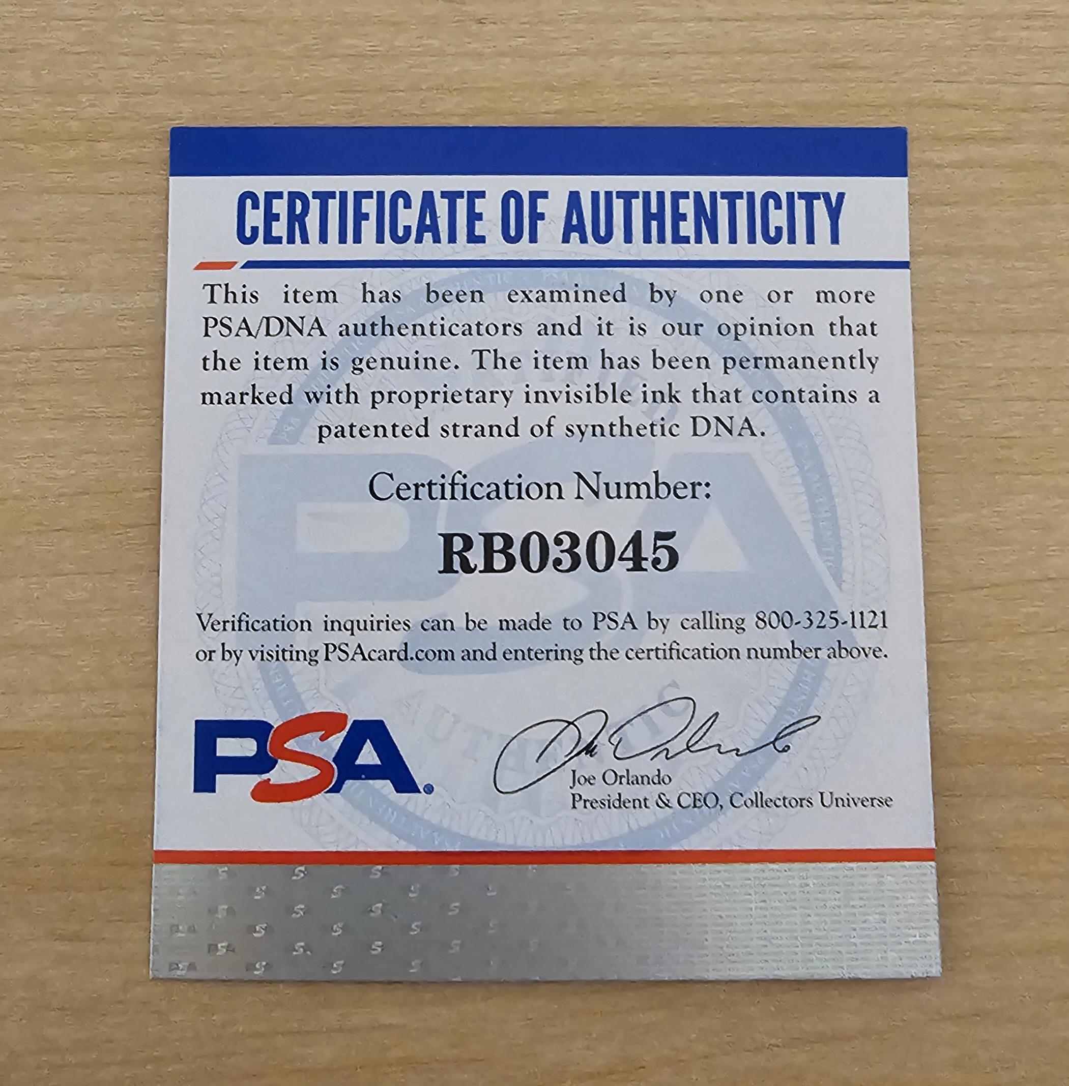 Shohei Ohtani Early Rookie Era Signed Baseball PSA Authenticated Early Career Autograph MLB Collectible Investment Grade Memorabilia