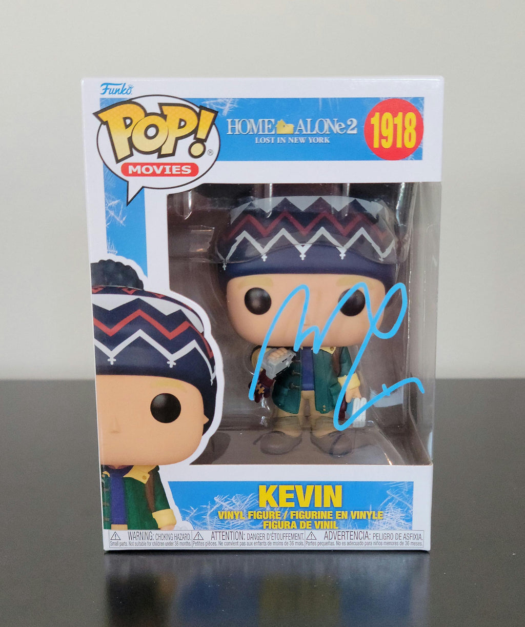 Macaulay Culkin Signed Autographed Funko Pop Kevin Home Alone with Hologram COA