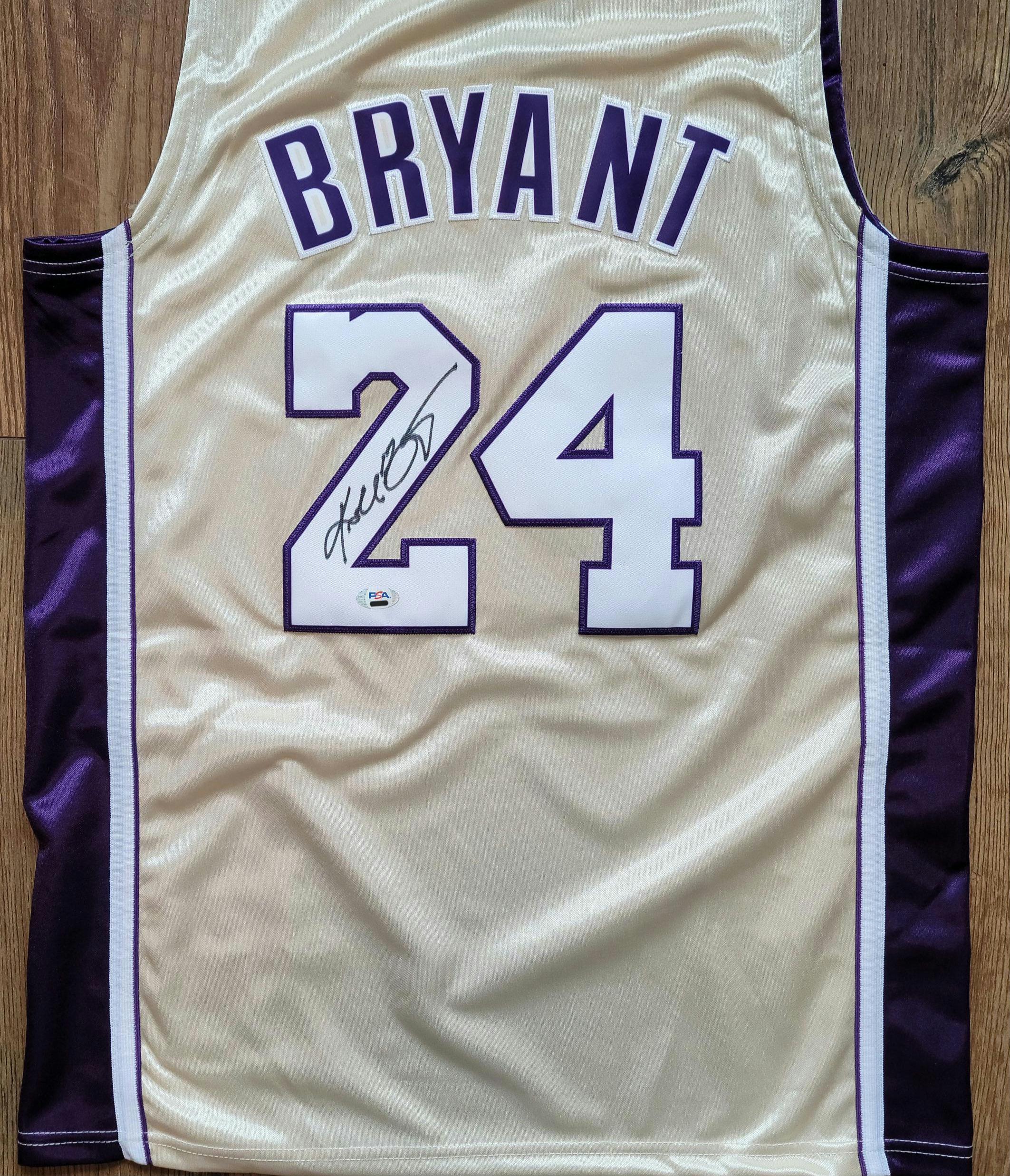 1996-2016 Rare Hall of Fame Kobe Bryant Signed Jersey PSA COA Autographed