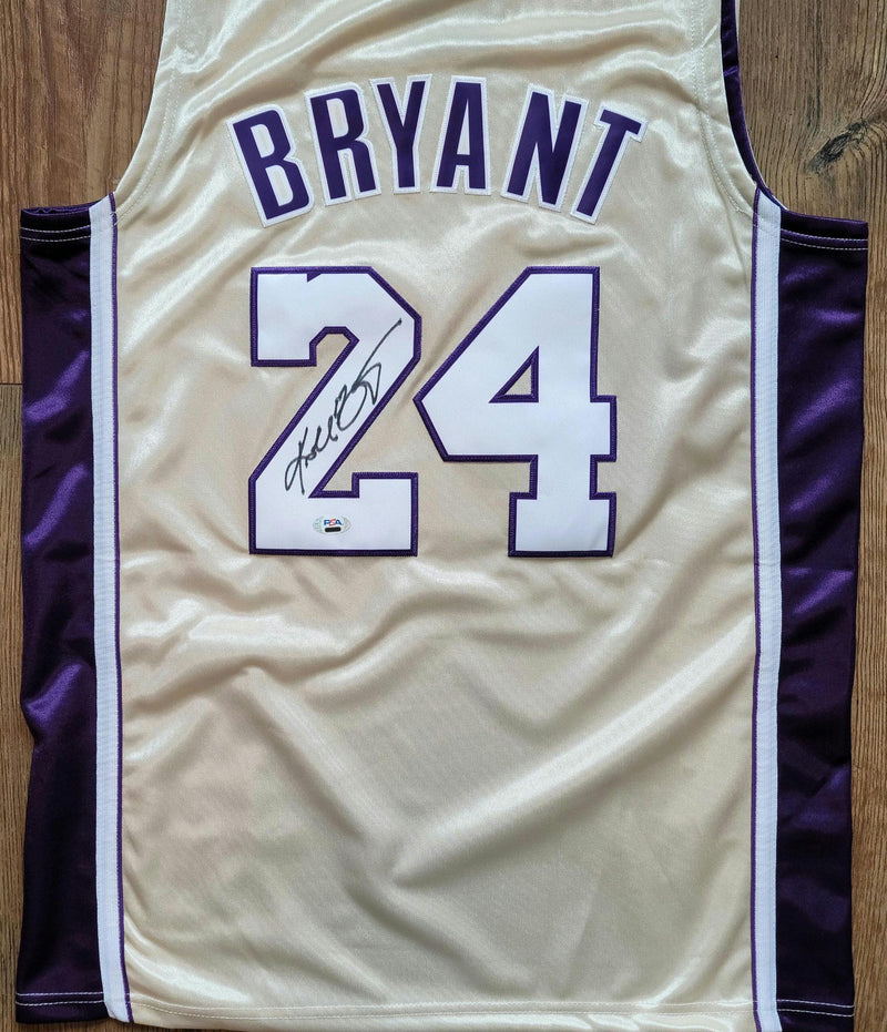 1996-2016 Rare Hall of Fame Kobe Bryant Signed Jersey PSA COA Autographed
