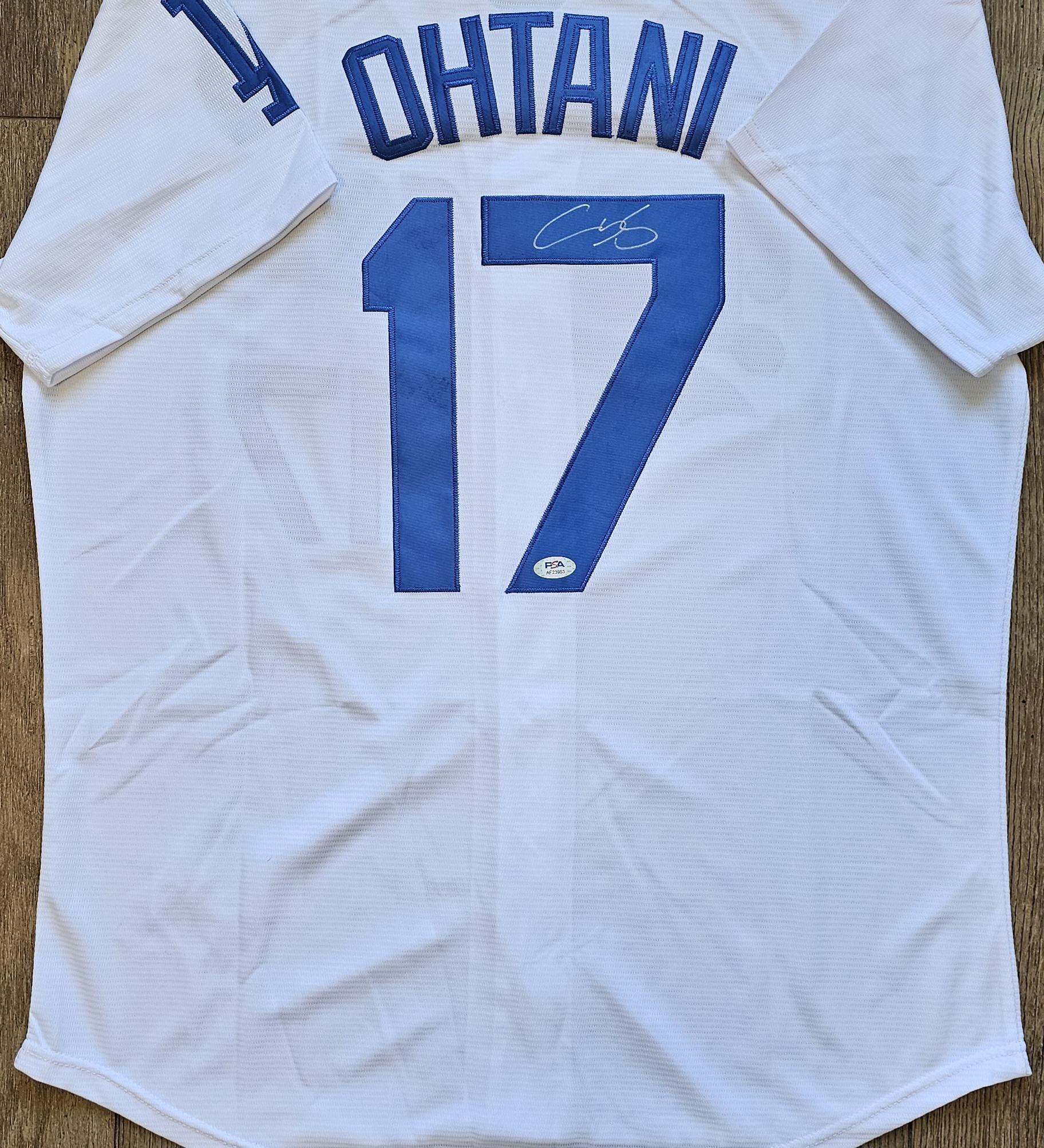 Shohei Ohtani Signed Los Angeles Dodgers Jersey PSA COA Autographed