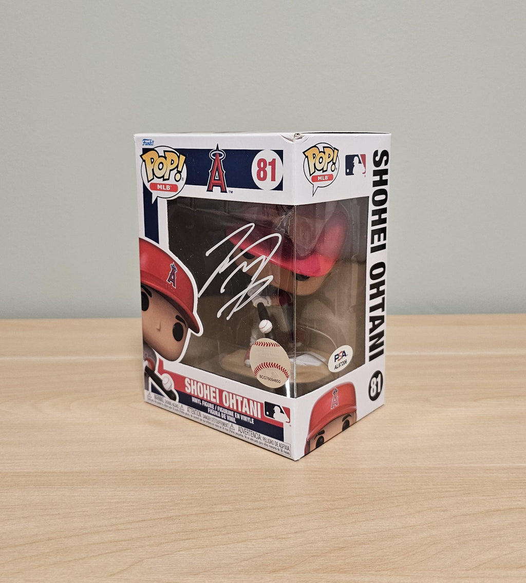 Shohei Ohtani Signed Rookie Funko Pop Los Angeles Angels MLB Hologram PSA DNA Autograph