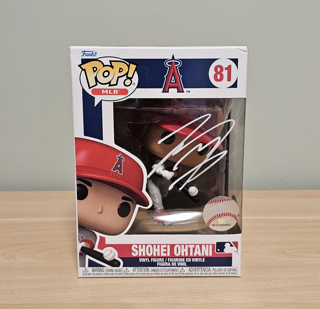 Shohei Ohtani Signed Rookie Funko Pop Los Angeles Angels MLB Hologram PSA DNA Autograph