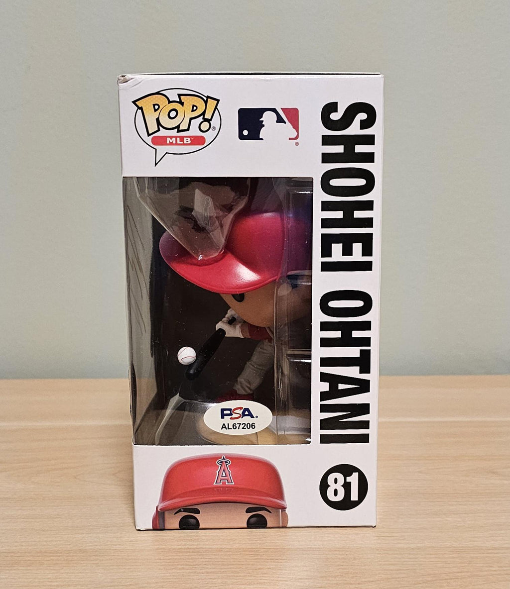 Shohei Ohtani Signed Rookie Funko Pop Los Angeles Angels MLB Hologram PSA DNA Autograph