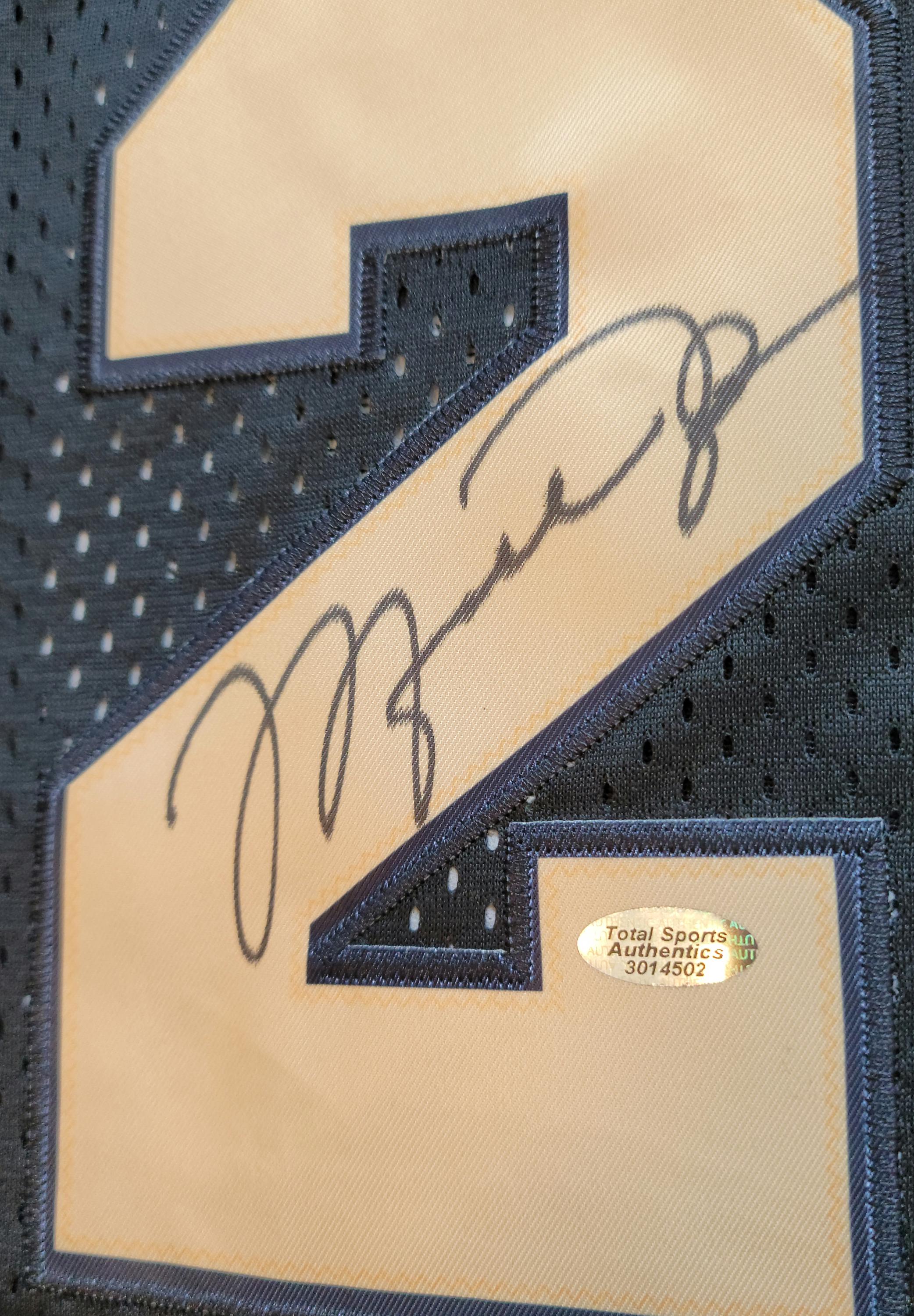 FRAMED! 97-98 Michael Jordan Signed Autographed Bulls Mitchell & Ness Jersey with LOA