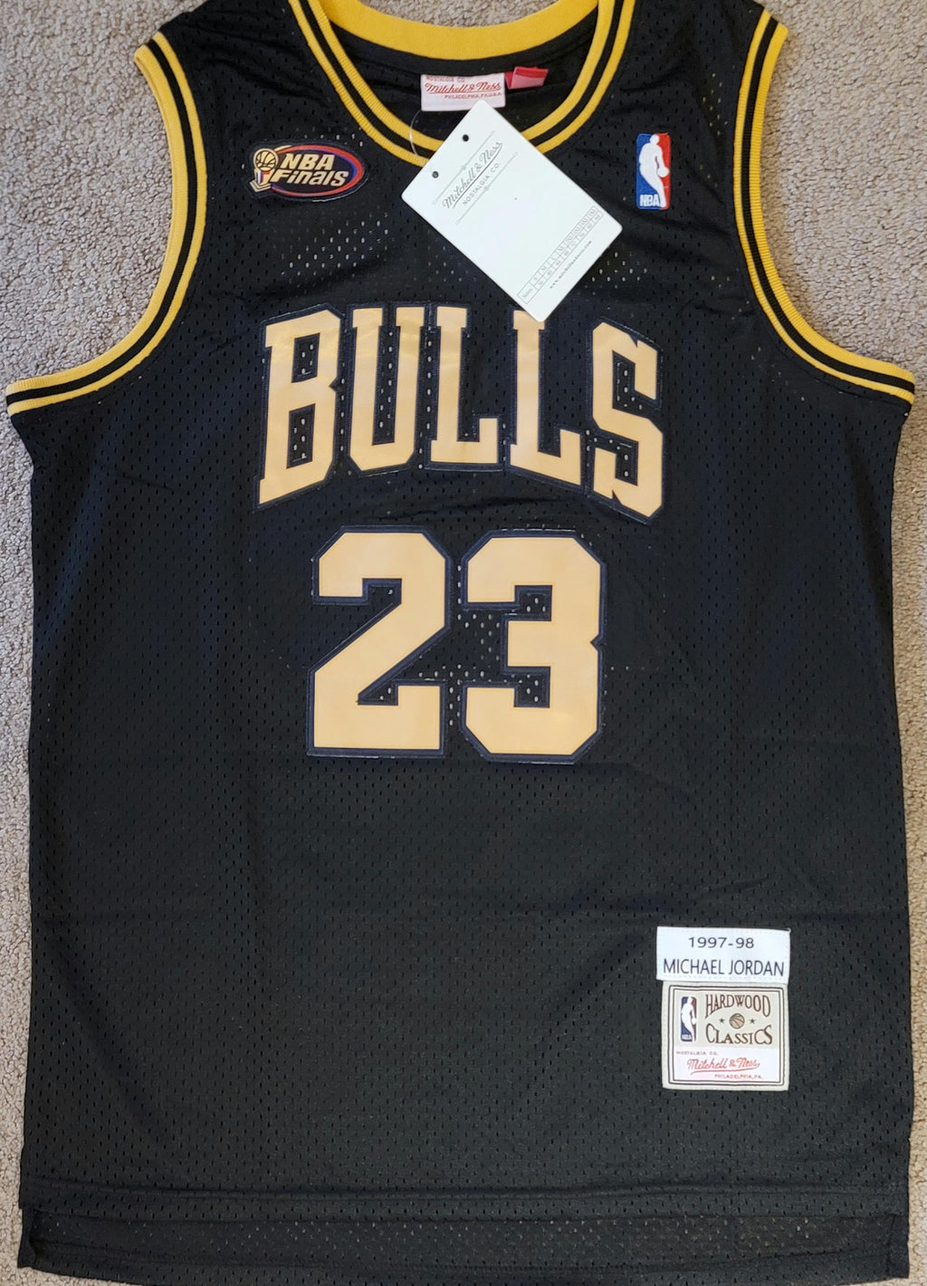 FRAMED! 97-98 Michael Jordan Signed Autographed Bulls Mitchell & Ness Jersey with LOA