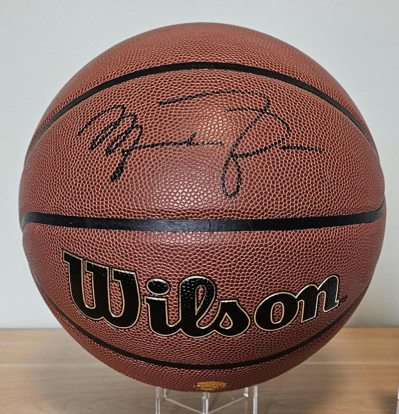 Michael Jordan Signed Spalding Signature Series Full Size Basketball PSA Authenticated Autograph Chicago Bulls NBA Memorabilia