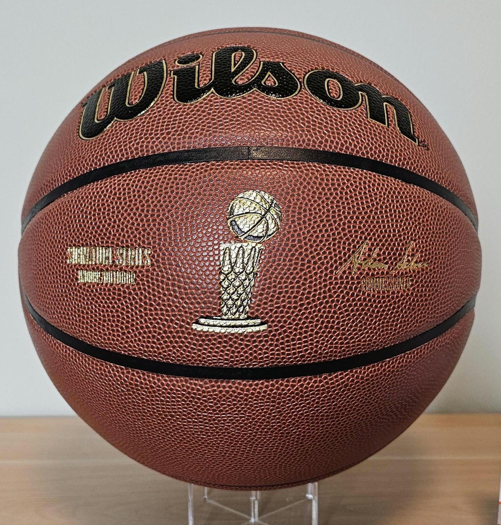 Michael Jordan Signed Spalding Signature Series Full Size Basketball PSA Authenticated Autograph Chicago Bulls NBA Memorabilia