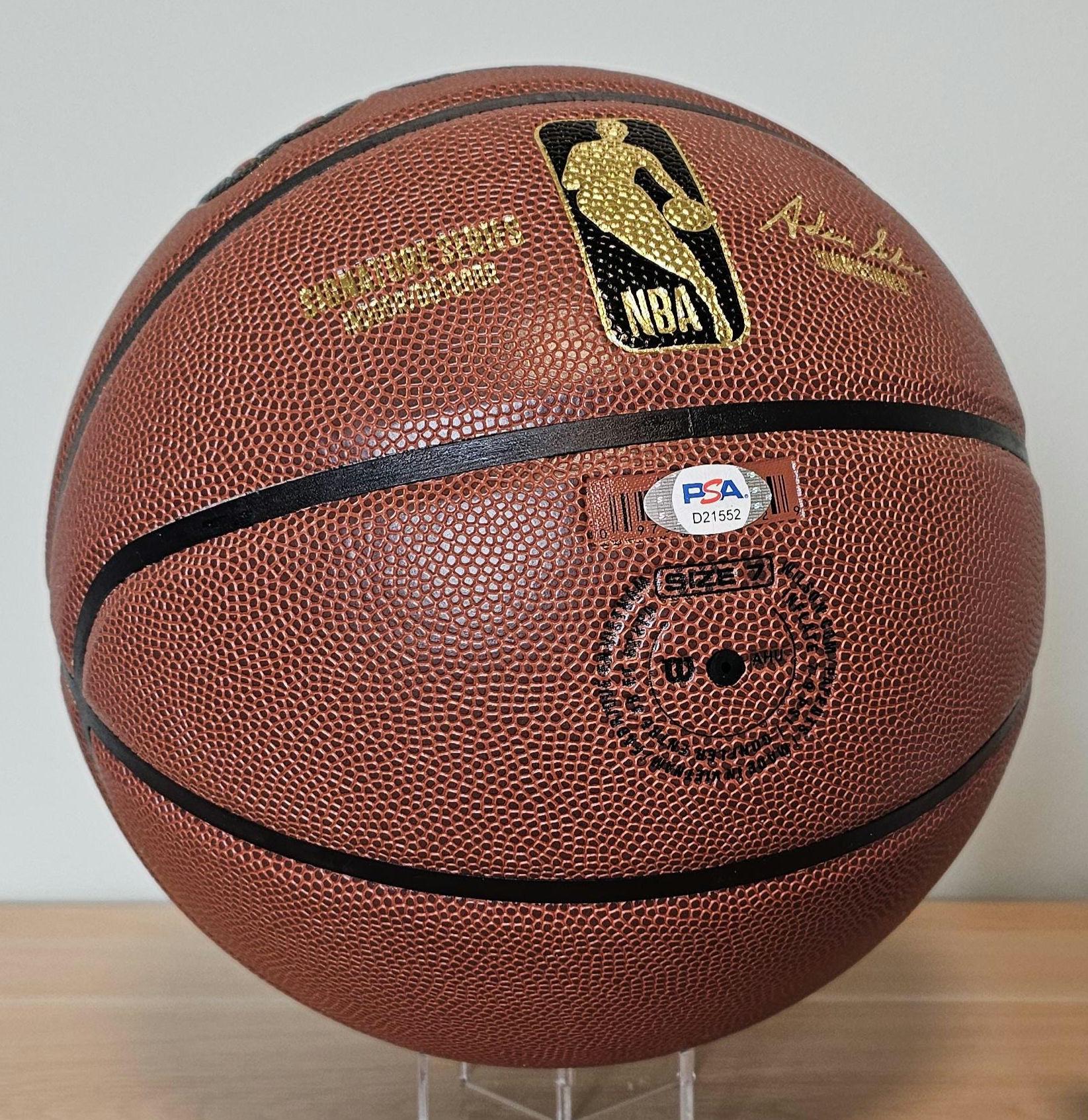 Michael Jordan Signed Spalding Signature Series Full Size Basketball PSA Authenticated Autograph Chicago Bulls NBA Memorabilia