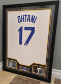 FRAMED! Shohei Ohtani Signed Los Angeles Dodgers Jersey BAS COA Autographed