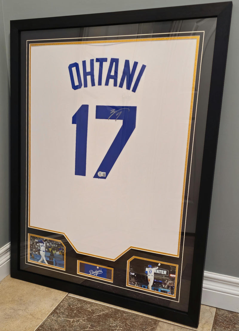 FRAMED! Shohei Ohtani Signed Los Angeles Dodgers Jersey BAS COA Autographed