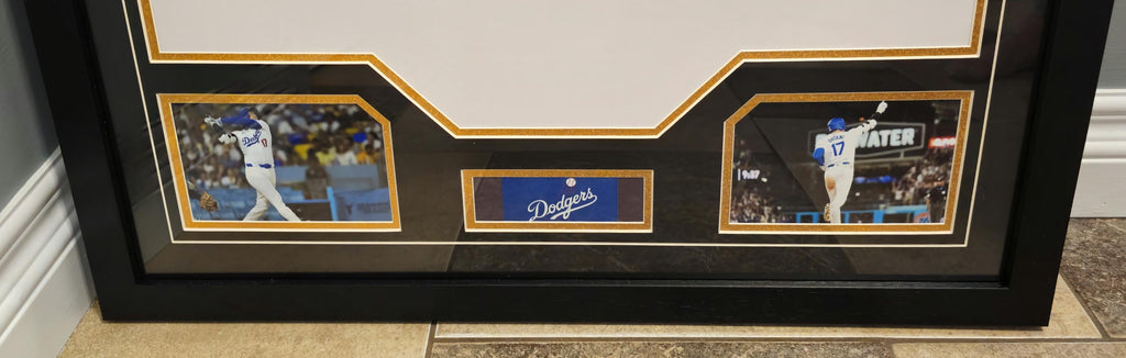 FRAMED! Shohei Ohtani Signed Los Angeles Dodgers Jersey BAS COA Autographed