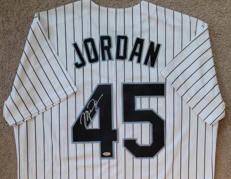 Michael Jordan Signed Autographed Birmingham Barons Jersey Authenticated