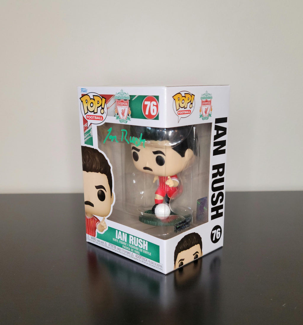 Ian Rush Signed Autographed Funko Pop Liverpool LFC Hologram and COA