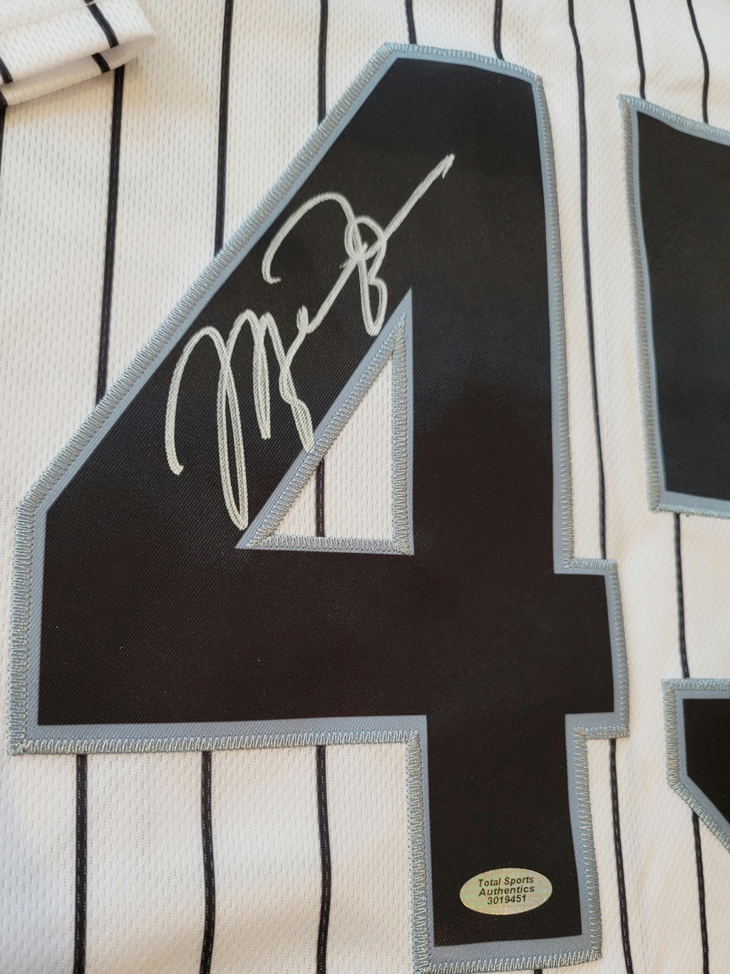 Michael Jordan Signed Autographed Birmingham Barons Jersey Authenticated