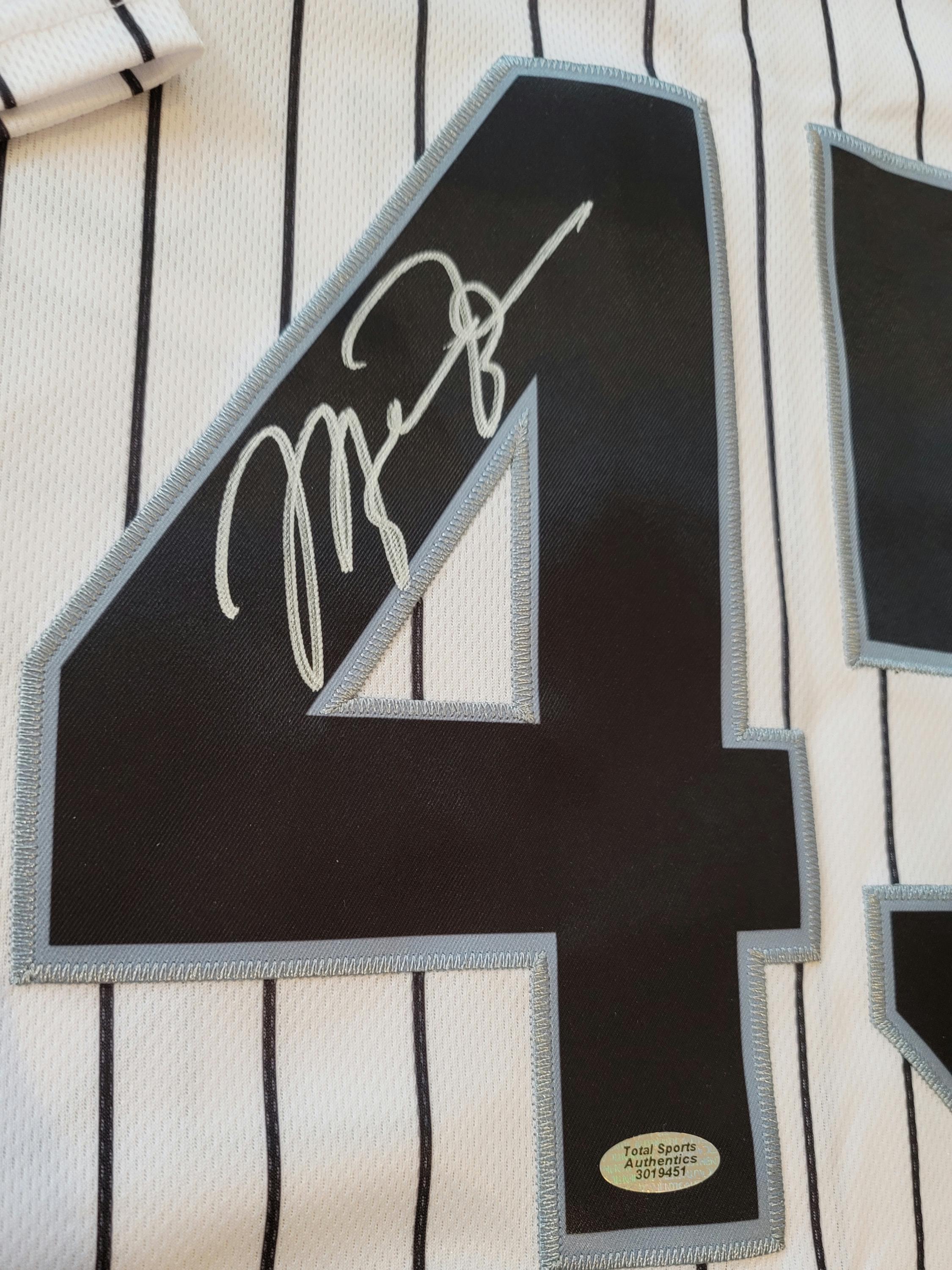 Michael Jordan Signed Autographed Birmingham Barons Jersey Authenticated