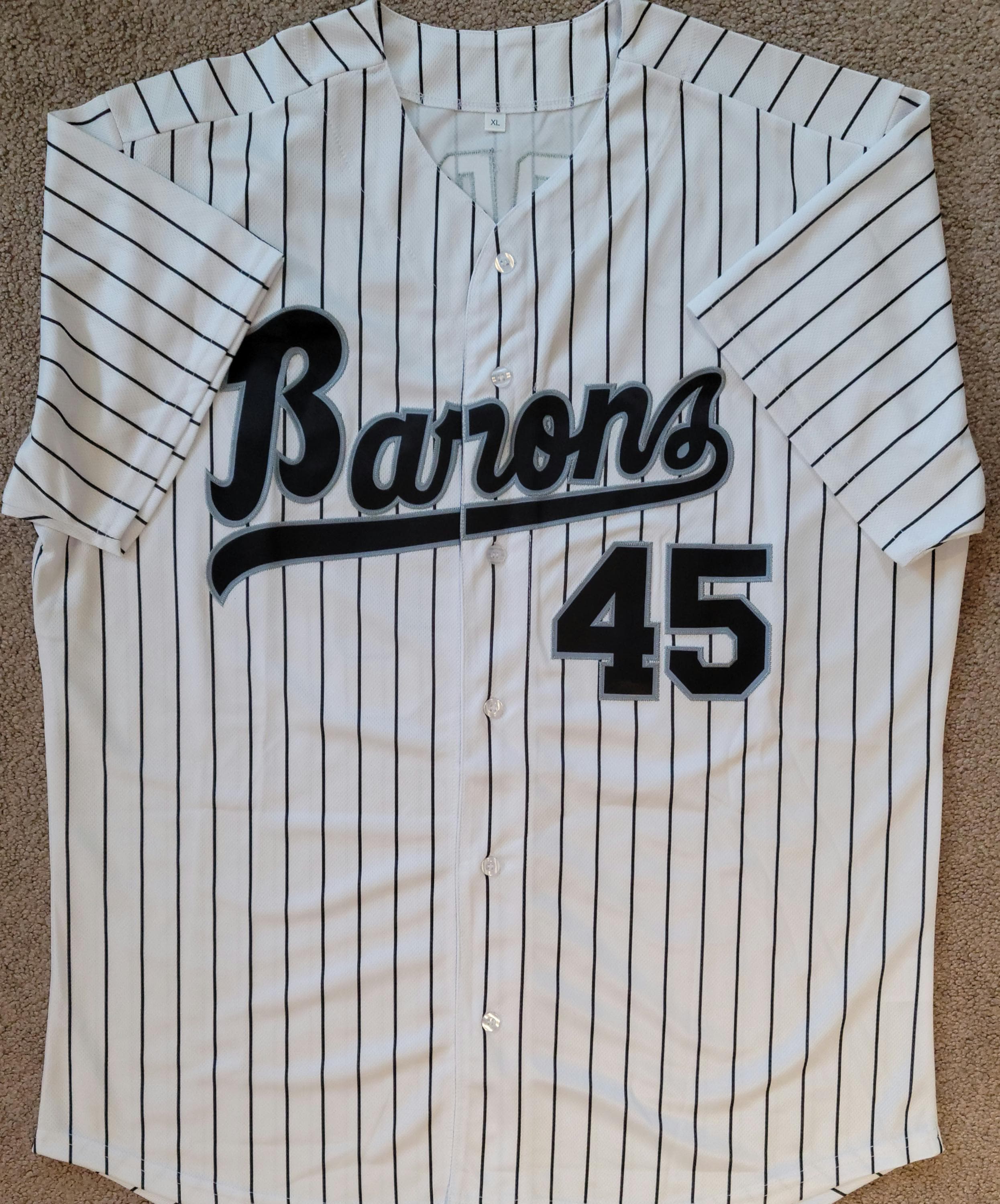 Michael Jordan Signed Autographed Birmingham Barons Jersey Authenticated